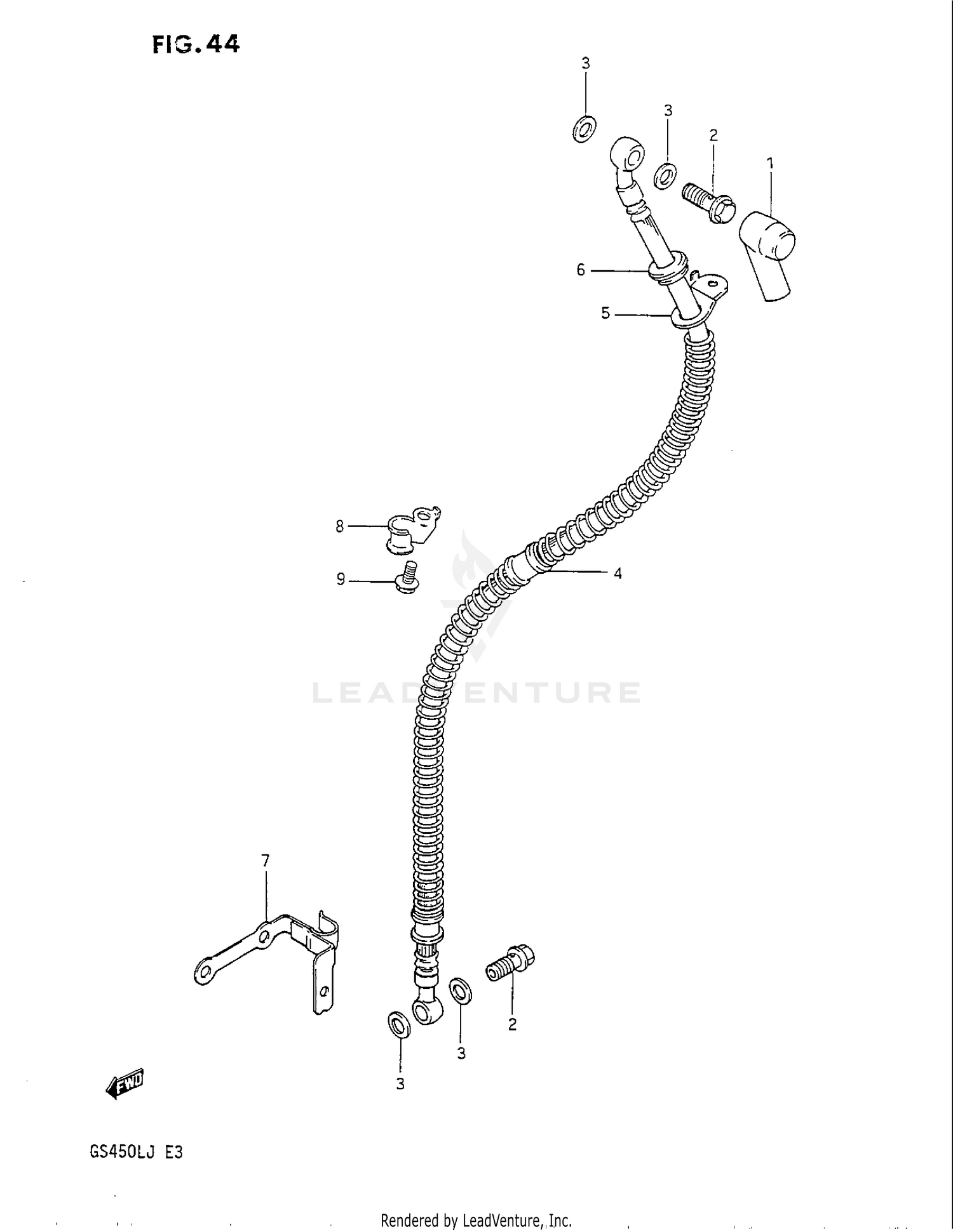 FRONT BRAKE HOSE