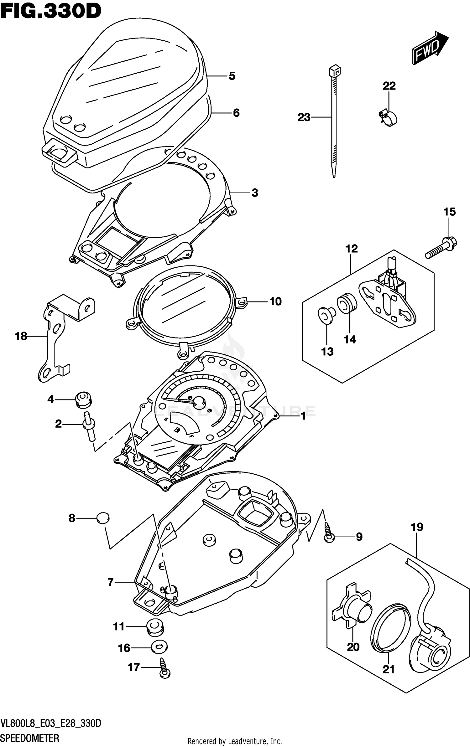 SPEEDOMETER (VL800TL8 E03)