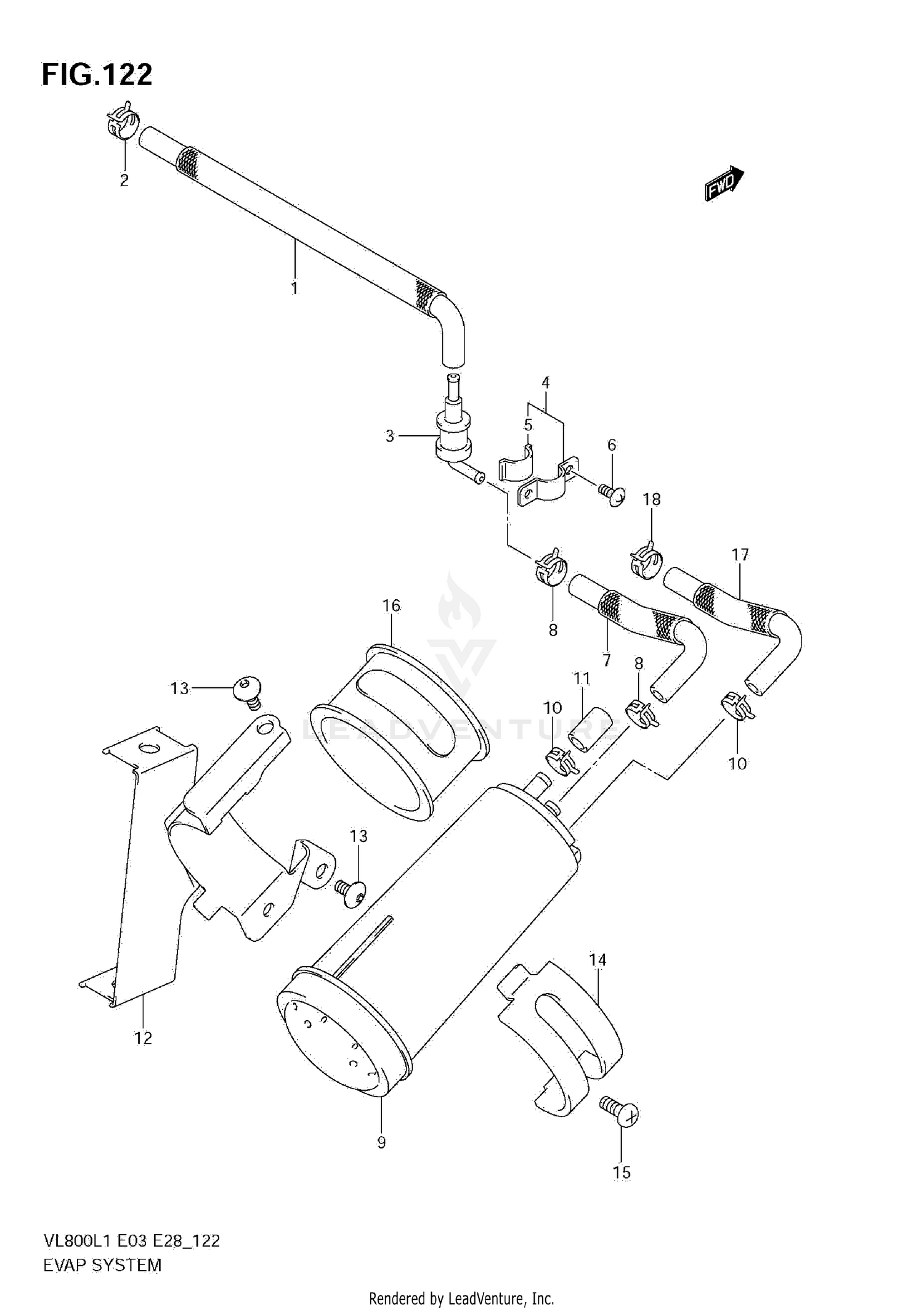 EVAP SYSTEM (VL800C E33)