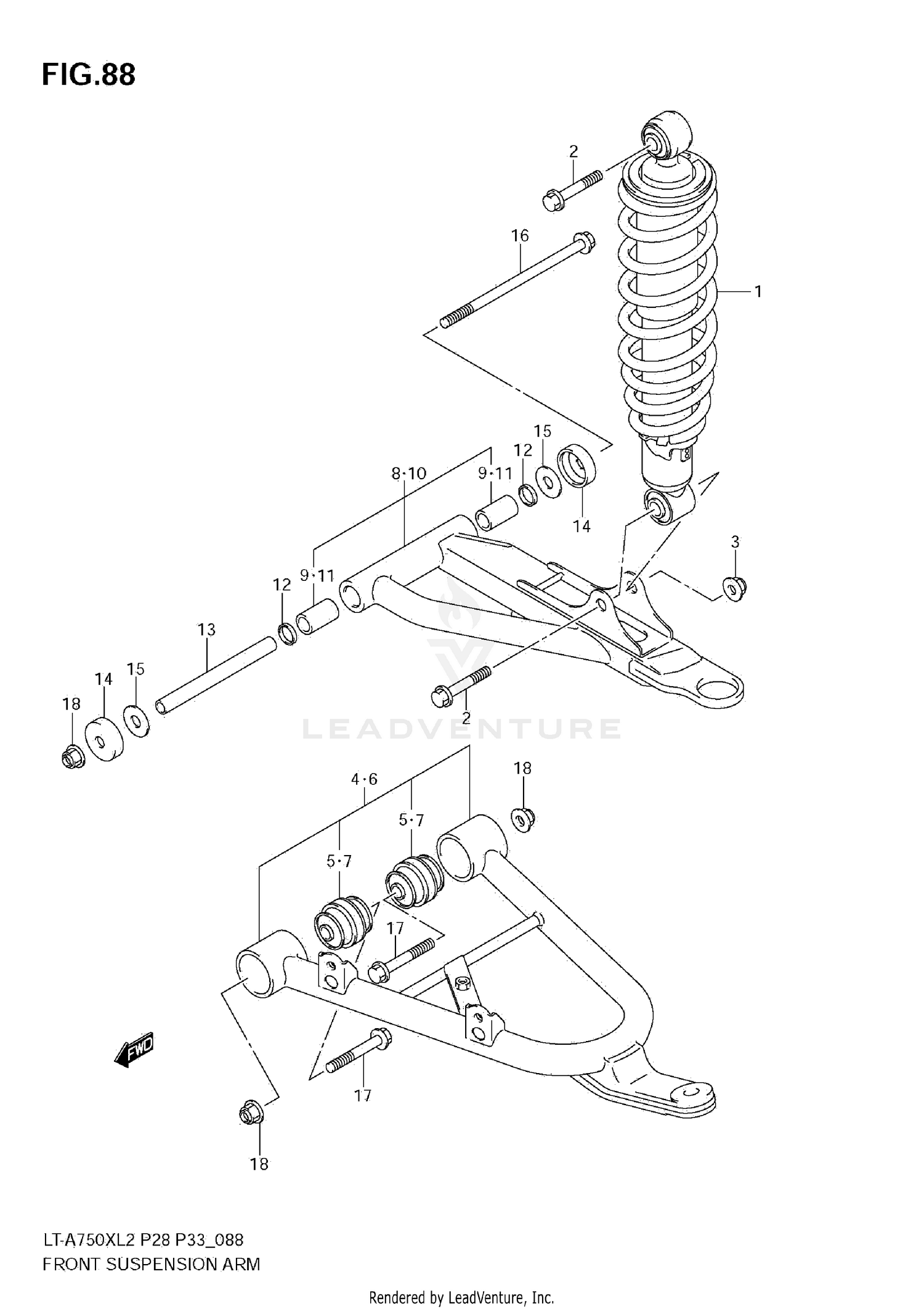 FRONT SUSPENSION ARM