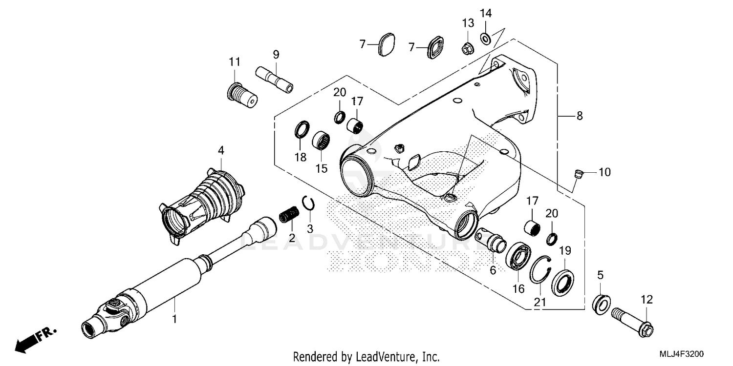 REAR CALIPER (MODEL K4)