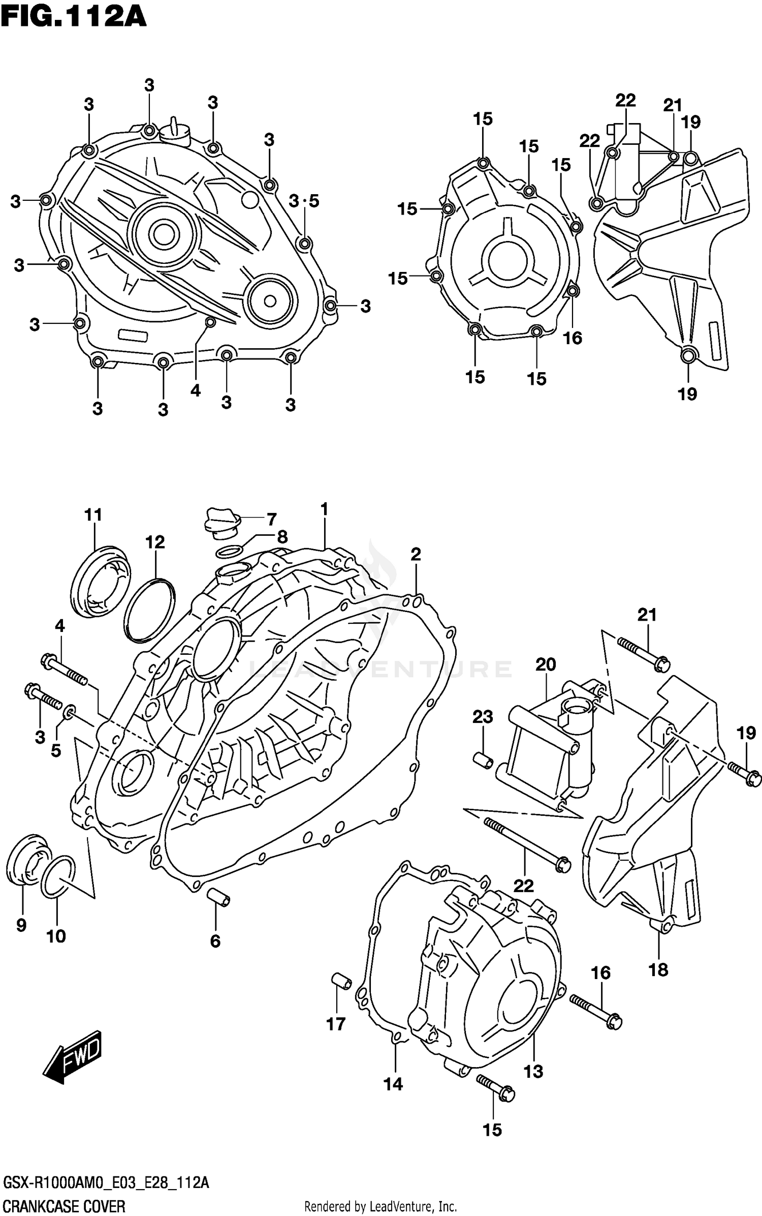 CRANKCASE (DR-Z400SL3 E28)