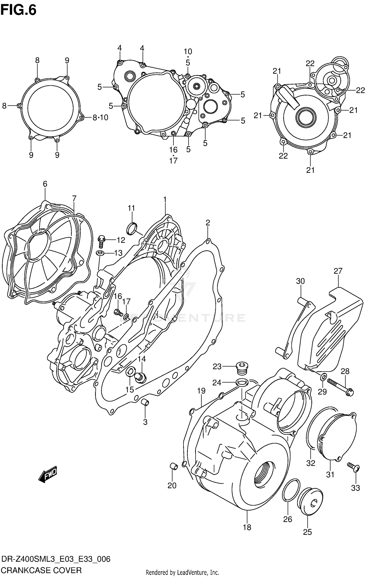 CRANKCASE COVER