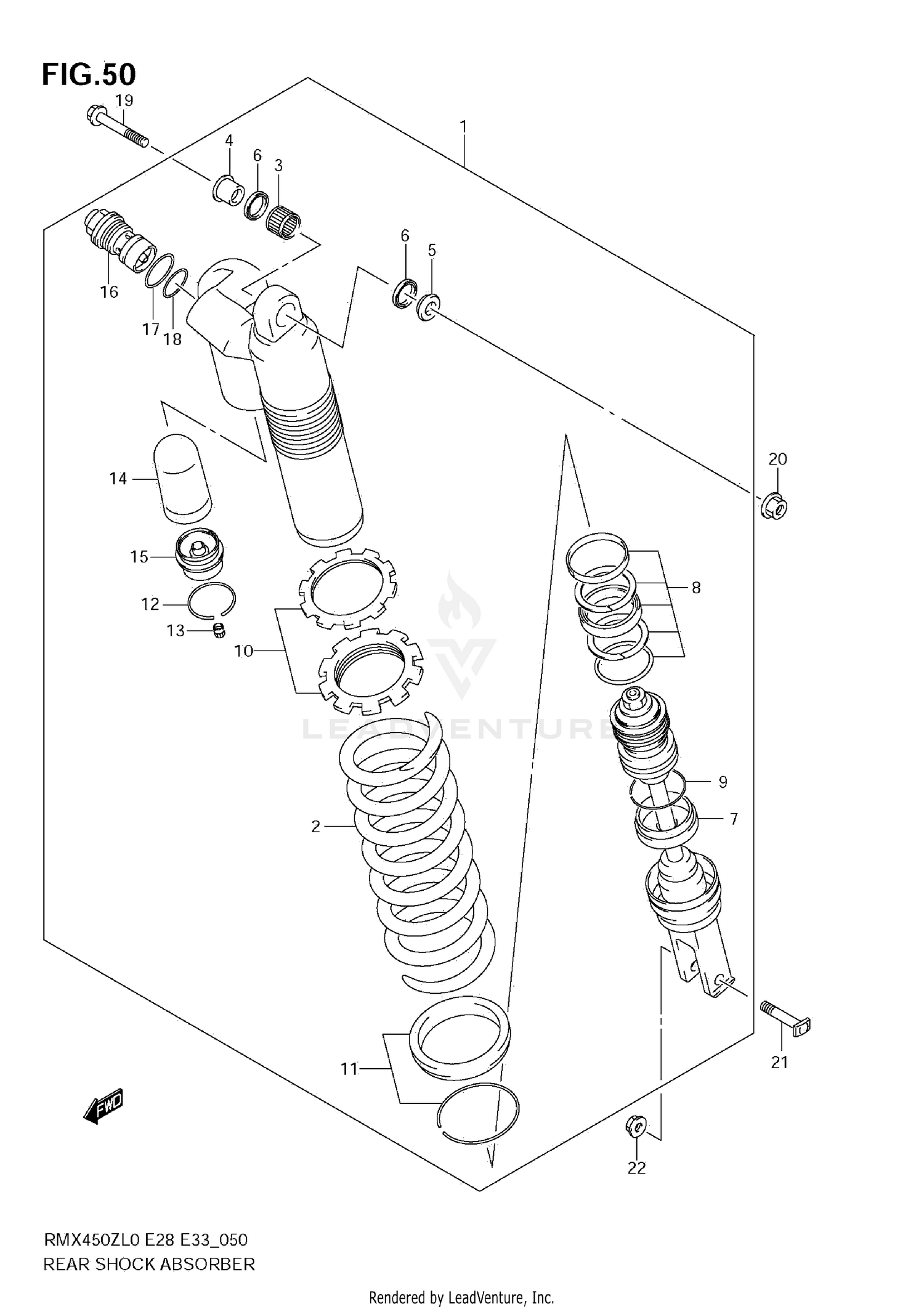 REAR SHOCK ABSORBER