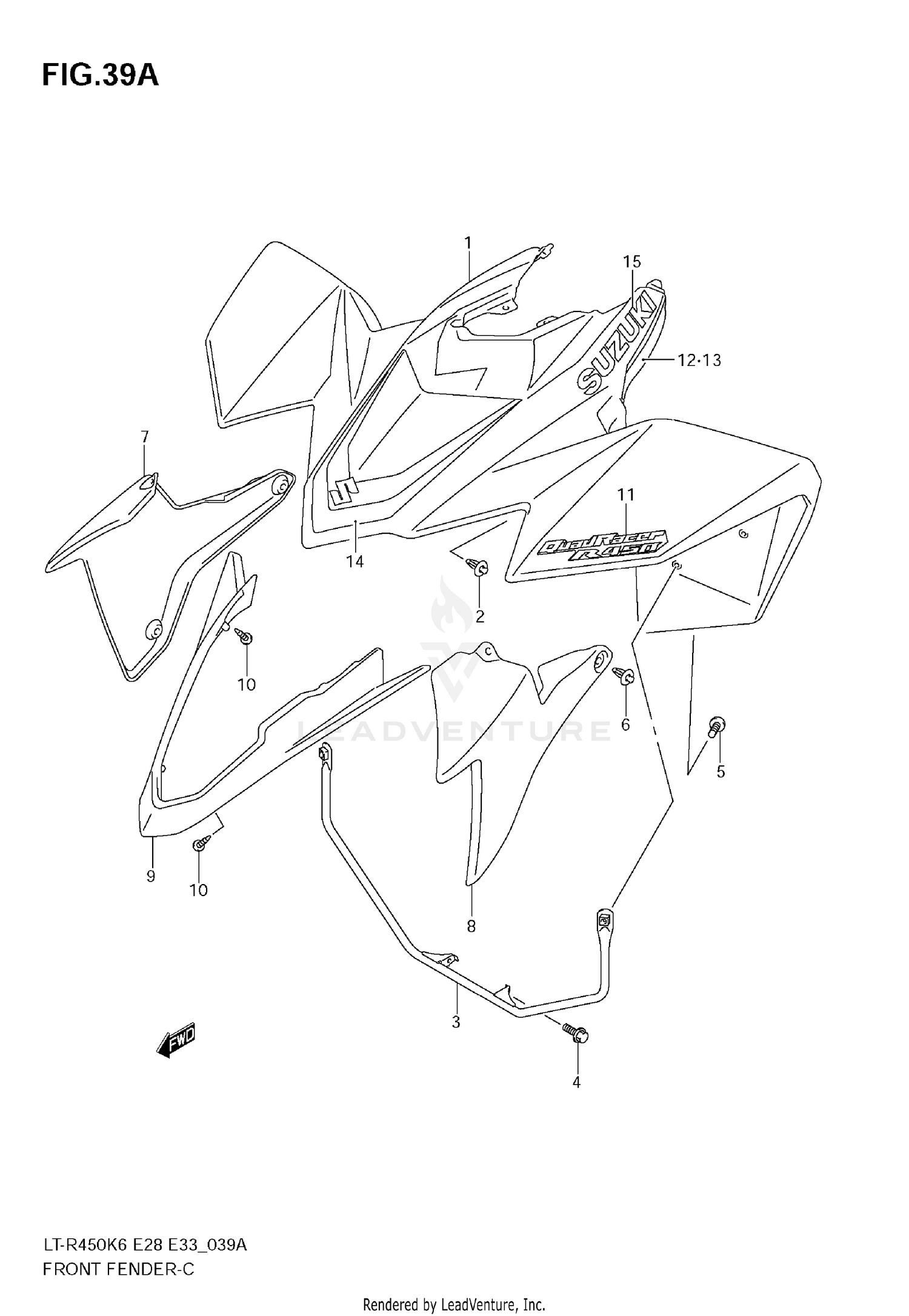 FRONT FENDER (MODEL K7)