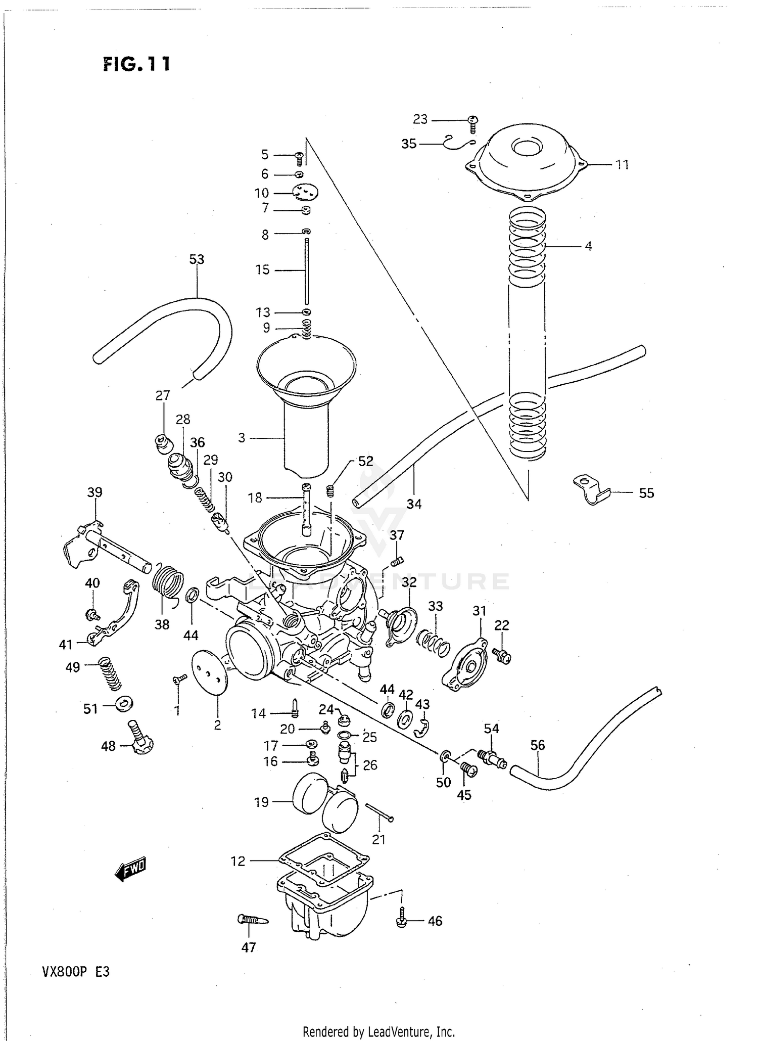 CARBURETOR (REAR)