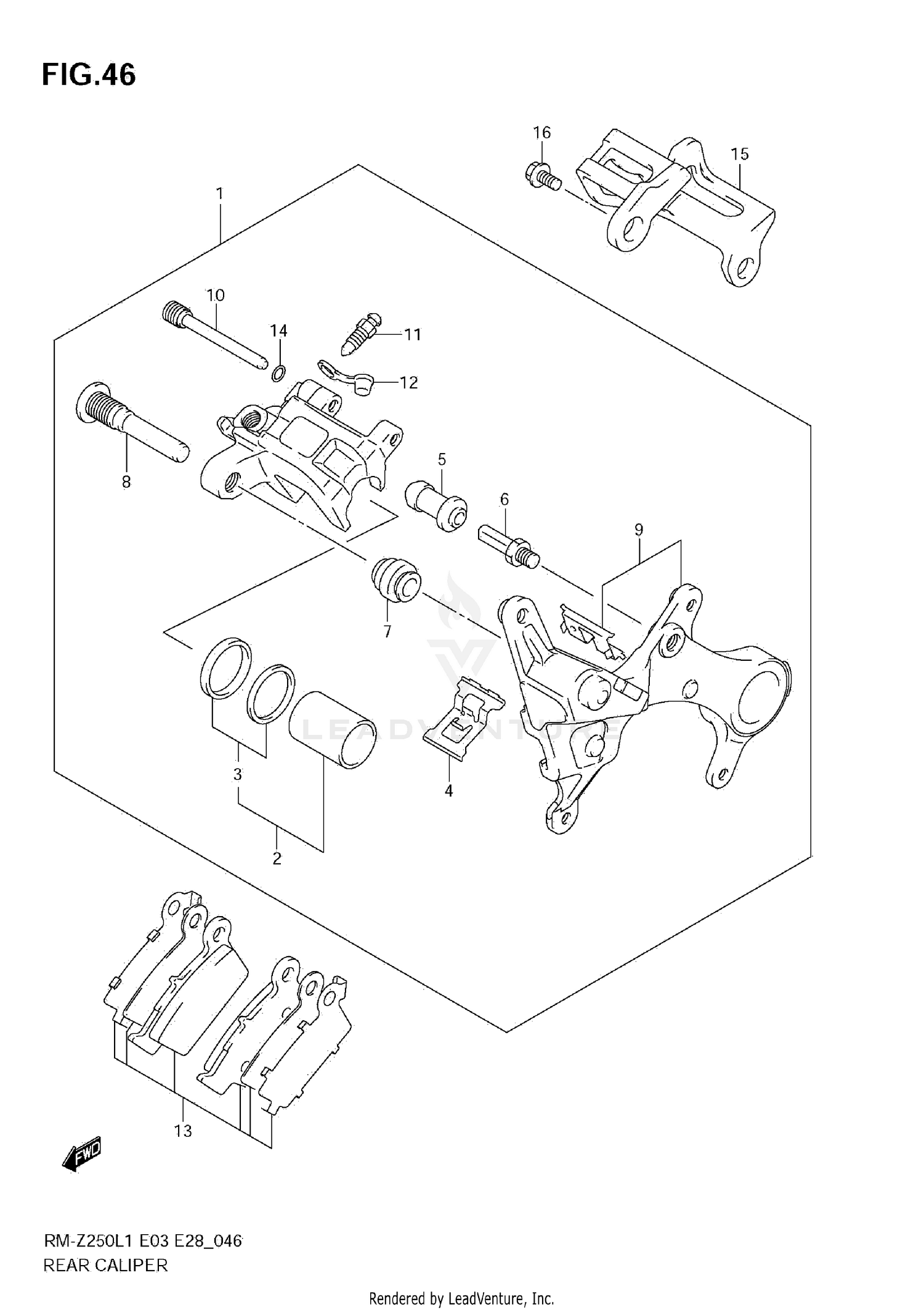 REAR CALIPER
