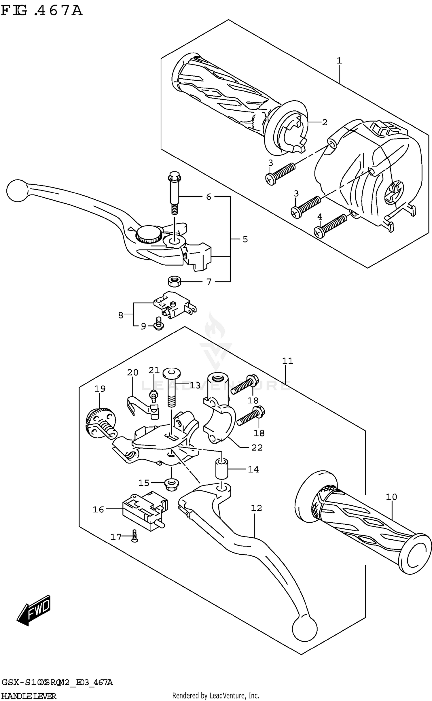 HANDLE LEVER