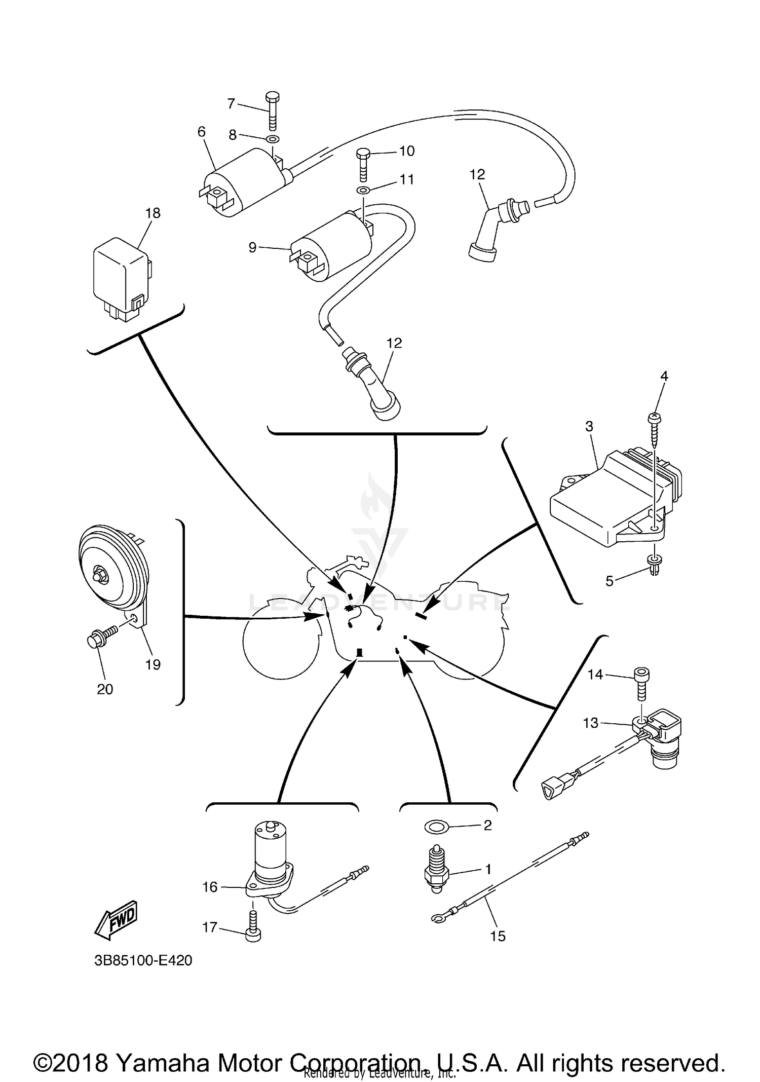 FUEL TANK (MODEL K8)