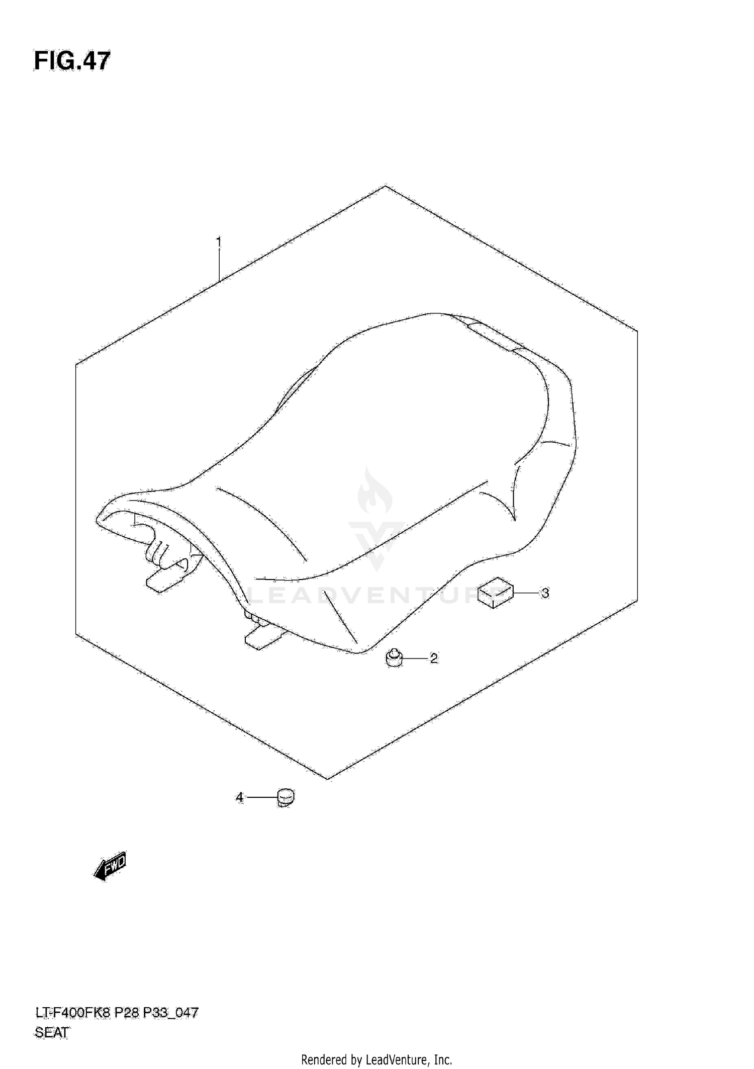 REAR CALIPER (MODEL K5/K6)