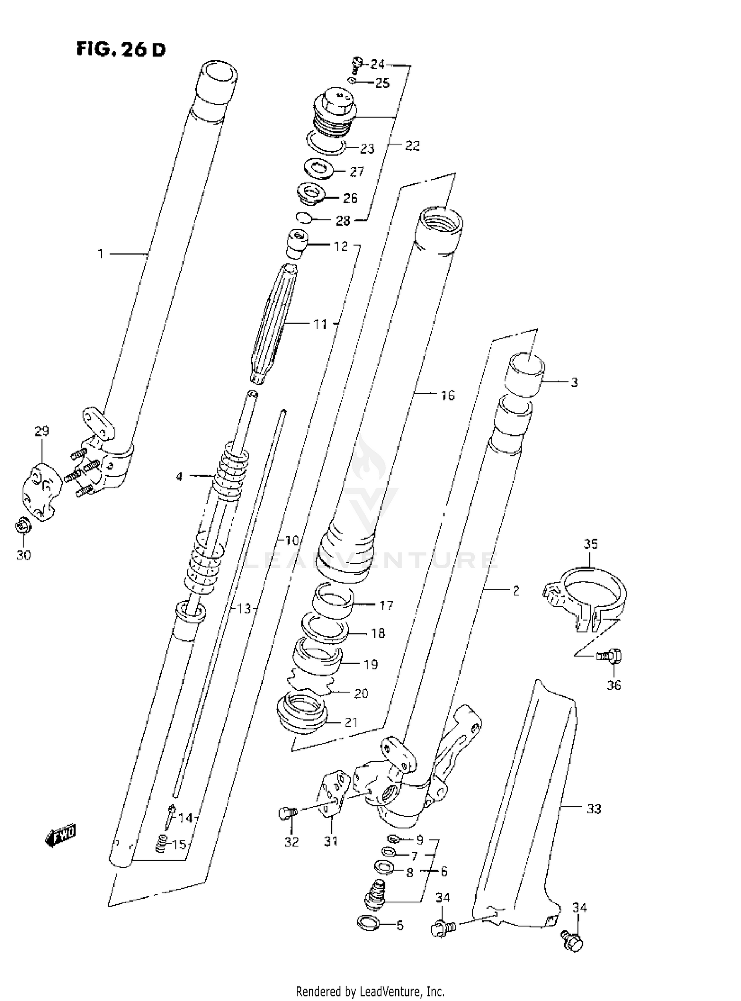 FRONT DAMPER (P/R)