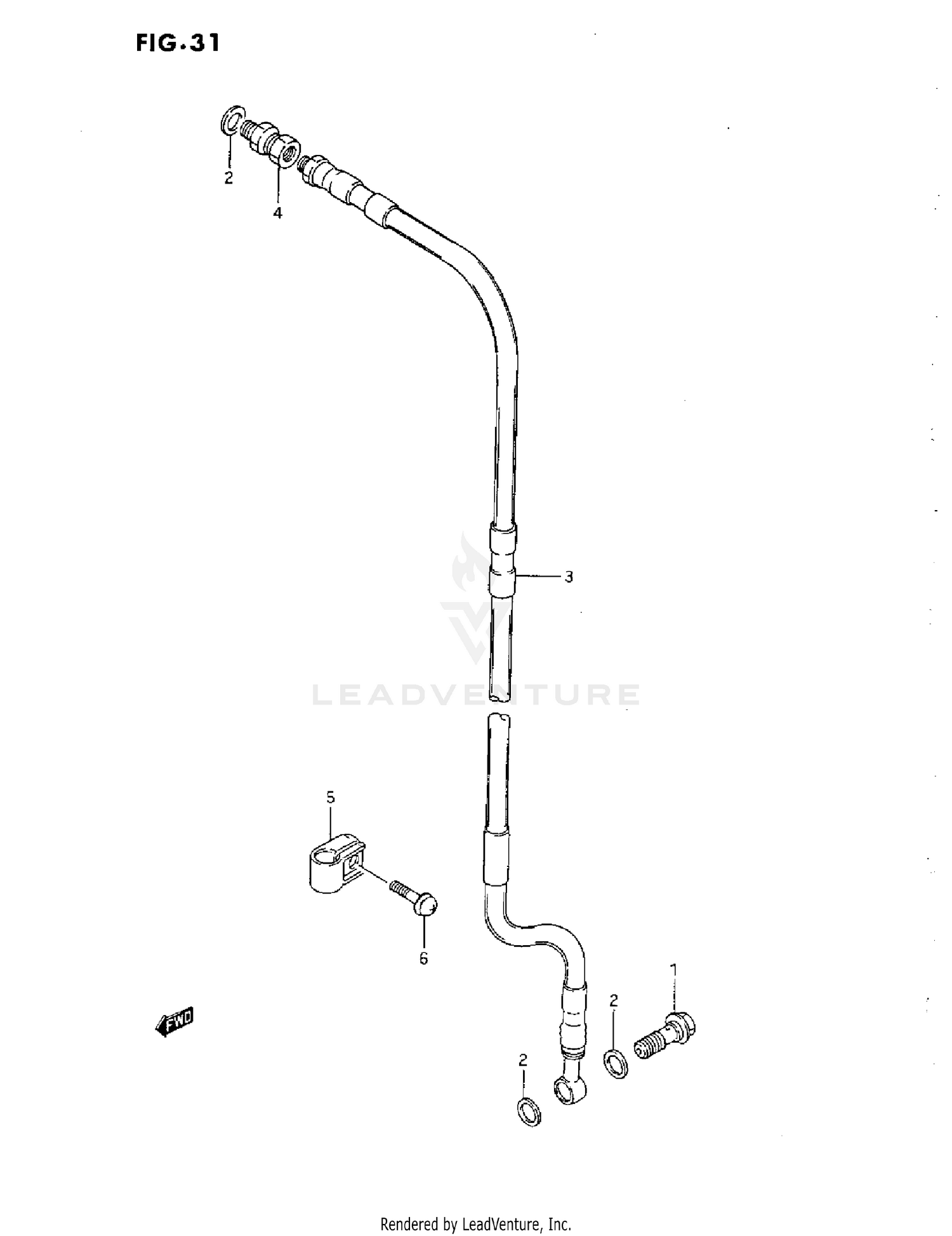 FRONT BRAKE HOSE
