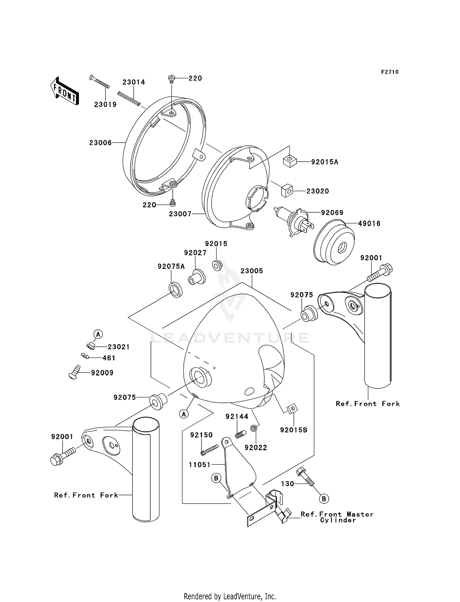 FRONT MASTER CYLINDER