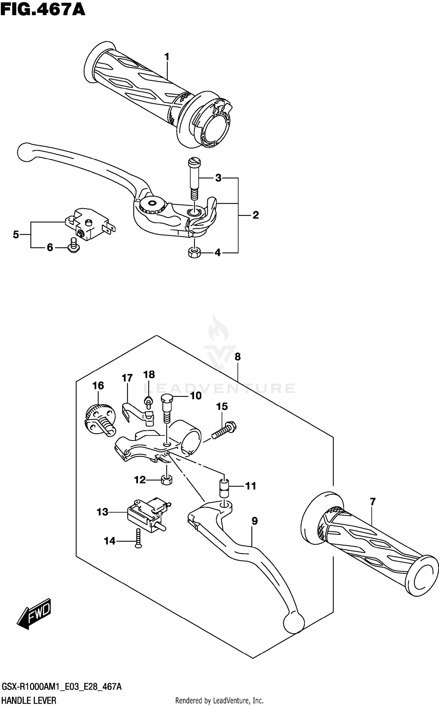 HANDLE LEVER