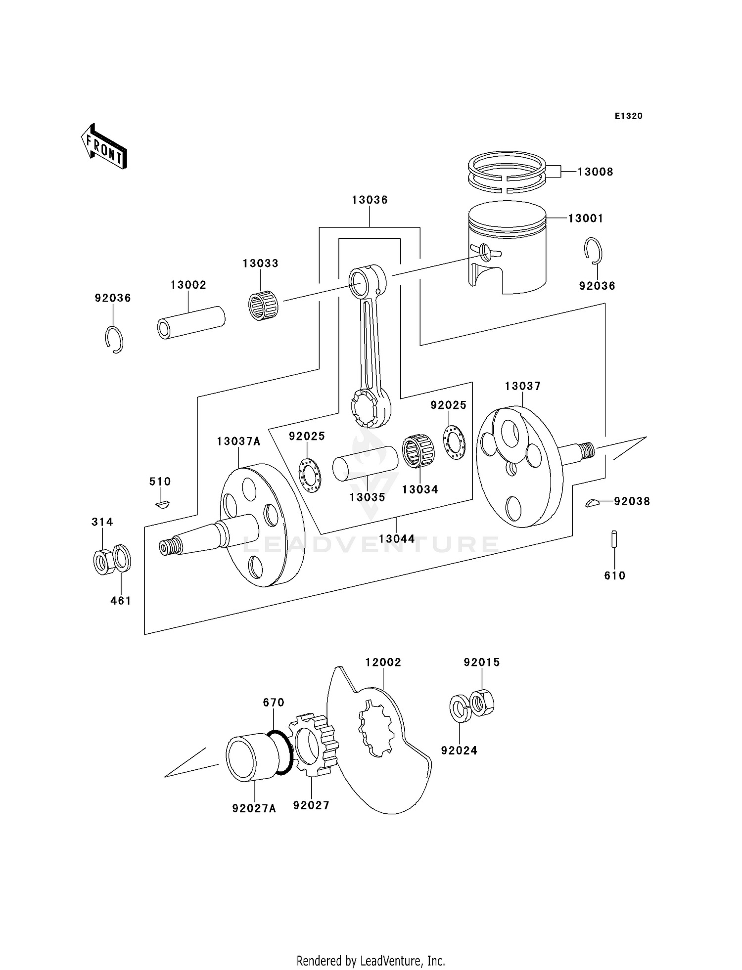 REAR CALIPER (MODEL P/R)