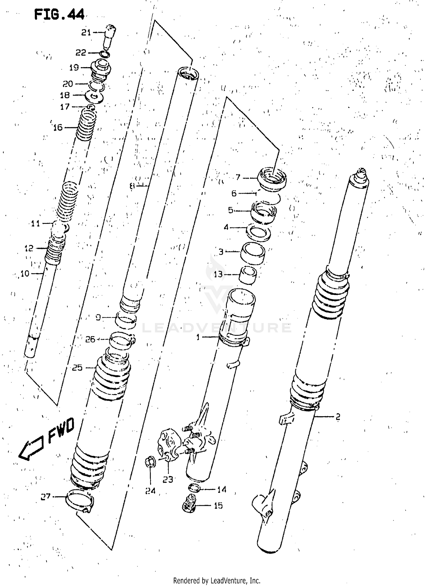 FRONT DAMPER (MODEL V)