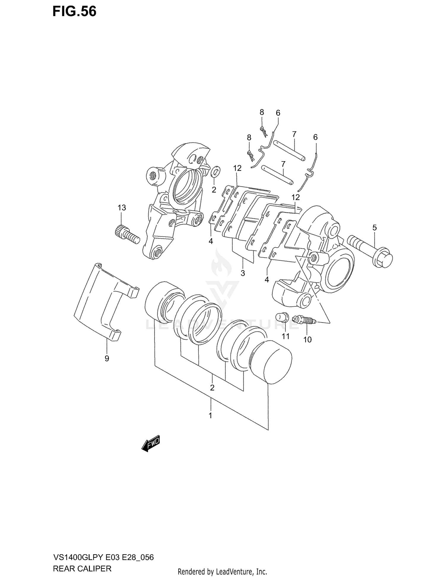 REAR CALIPER
