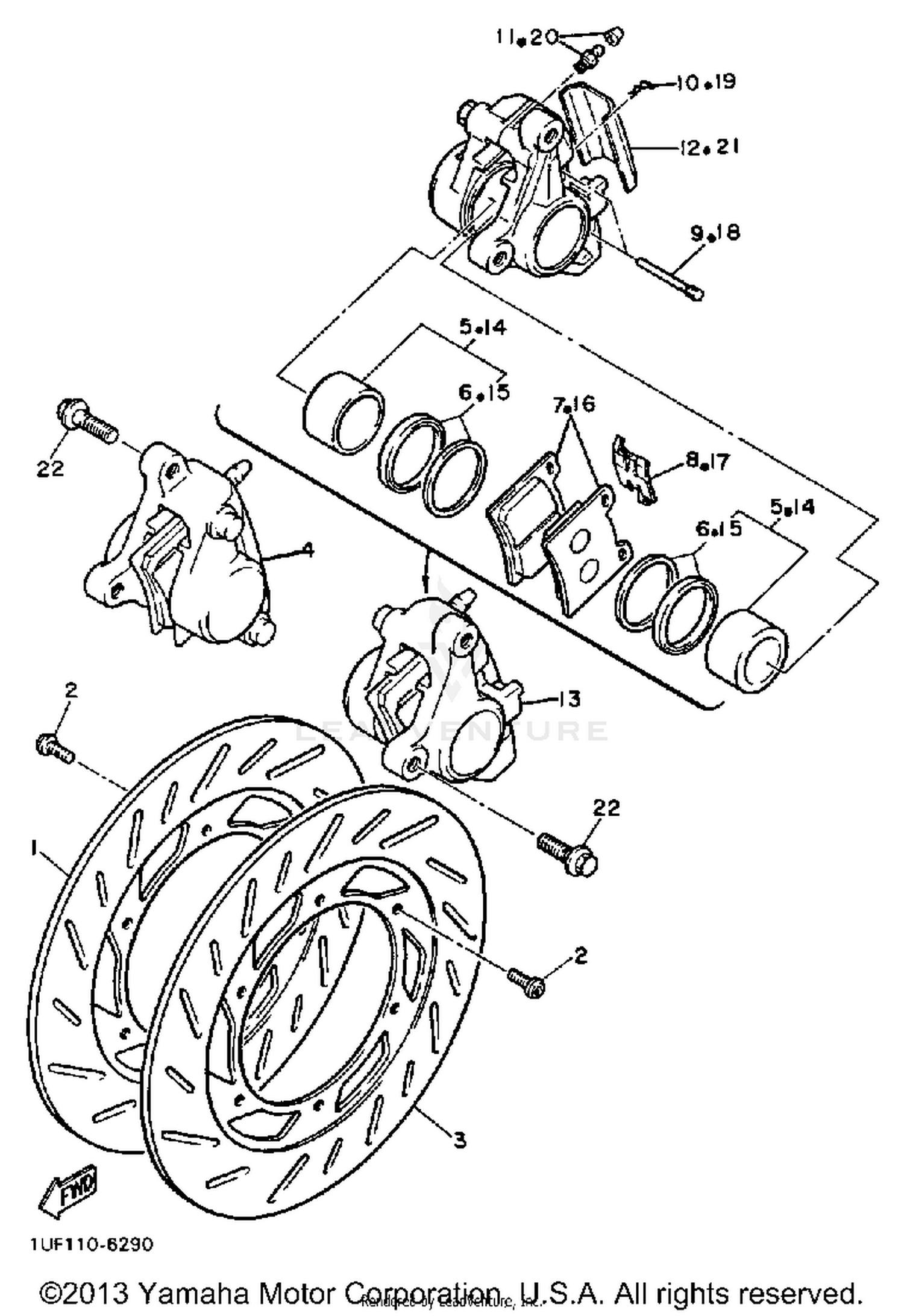 FRONT BRAKE CALIPER