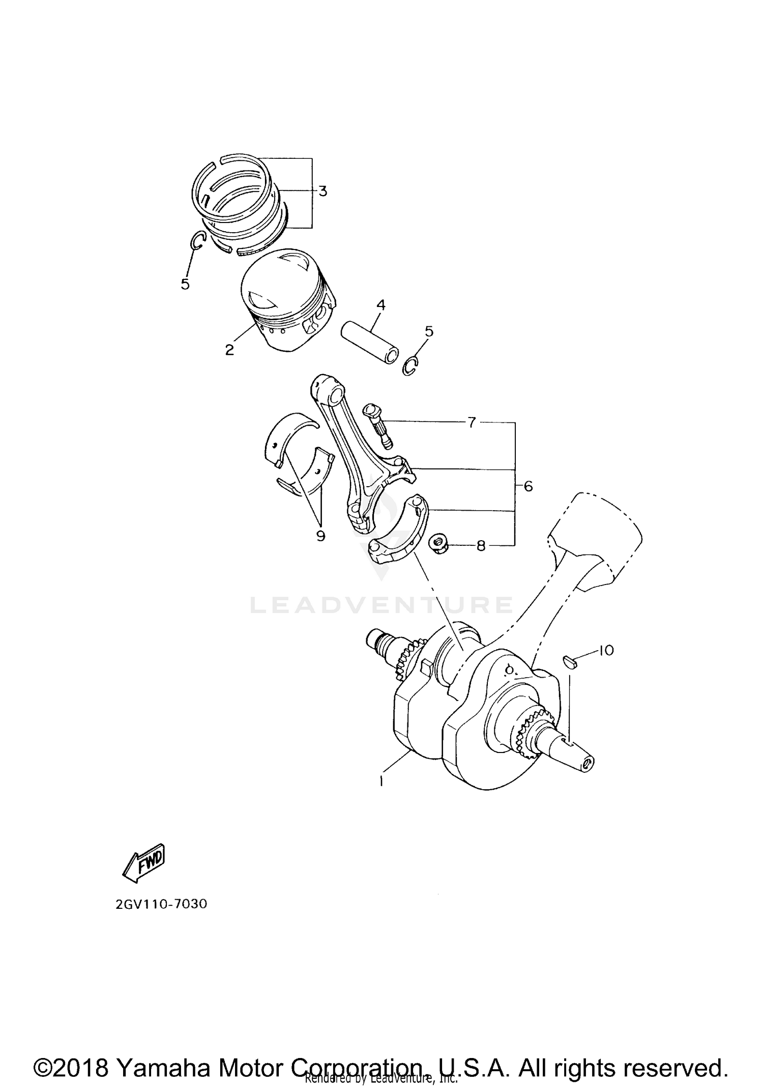 CRANKSHAFT PISTON