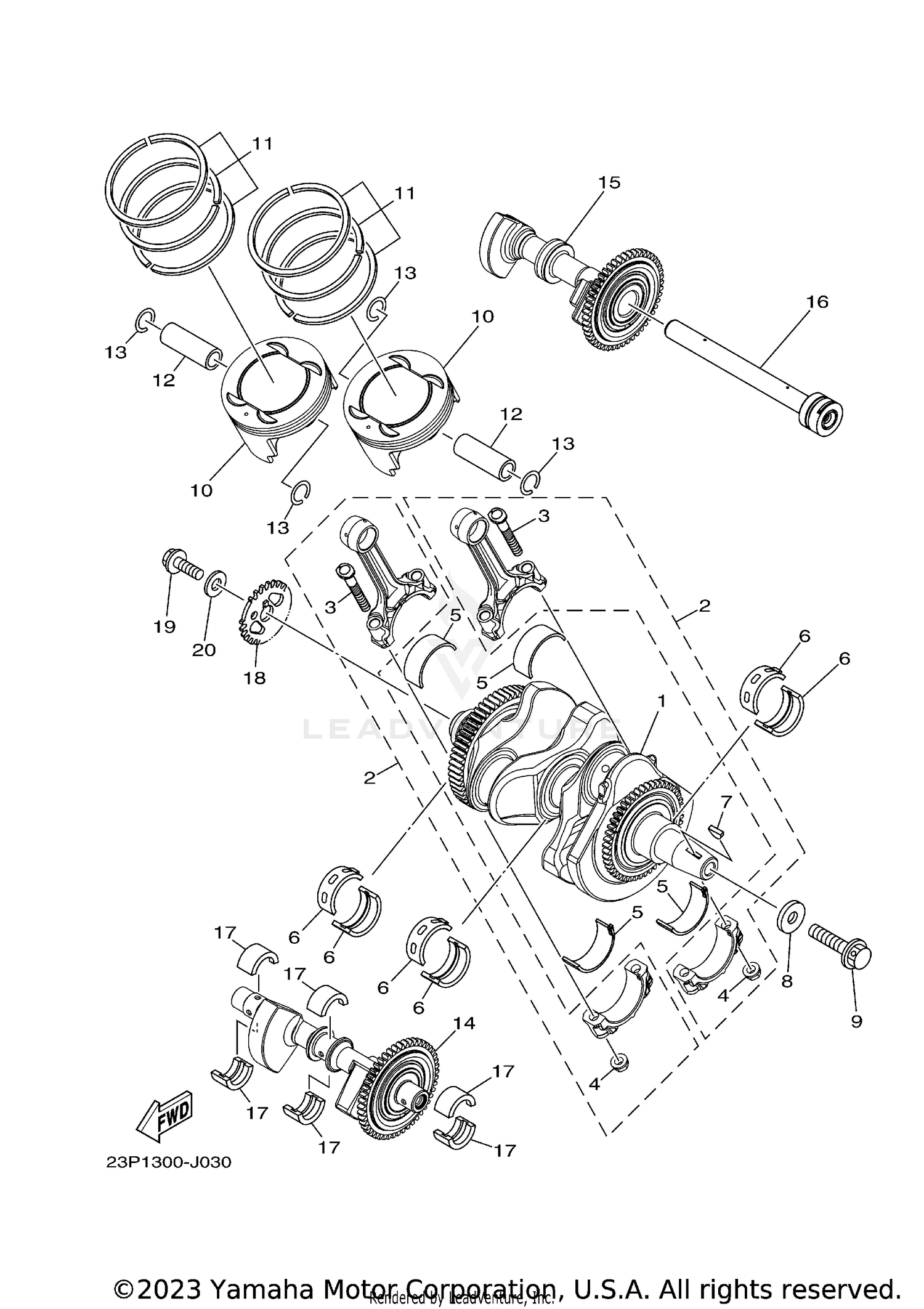 CRANKSHAFT PISTON