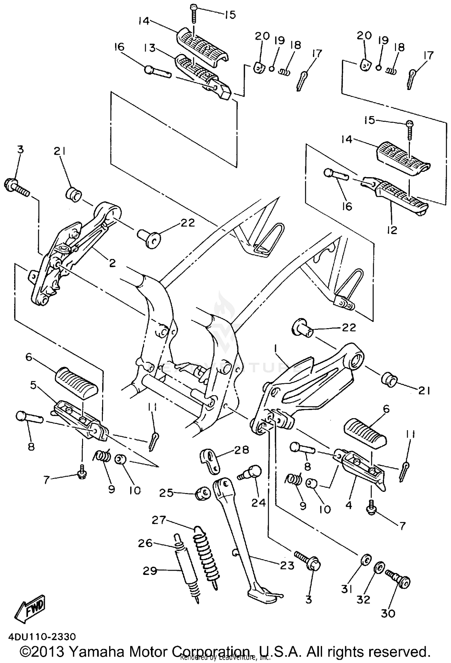 STAND FOOTREST