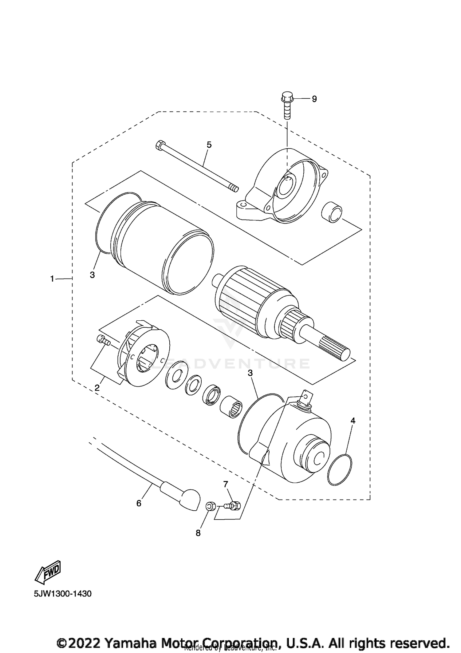 STARTING MOTOR