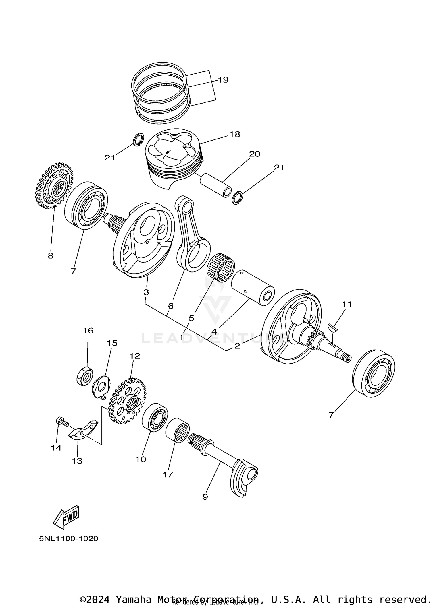 CRANKSHAFT & PISTON