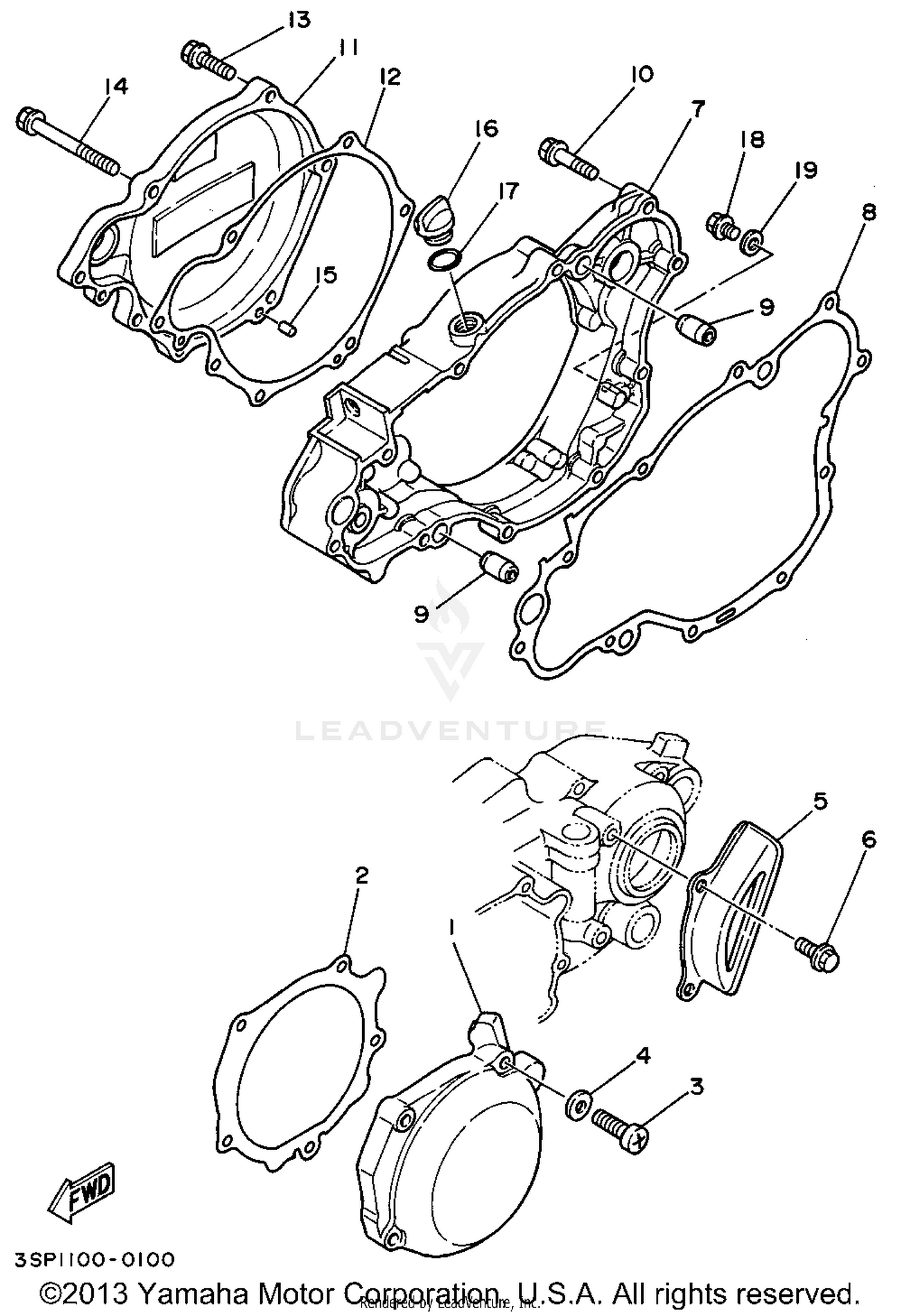CRANKCASE COVER 1