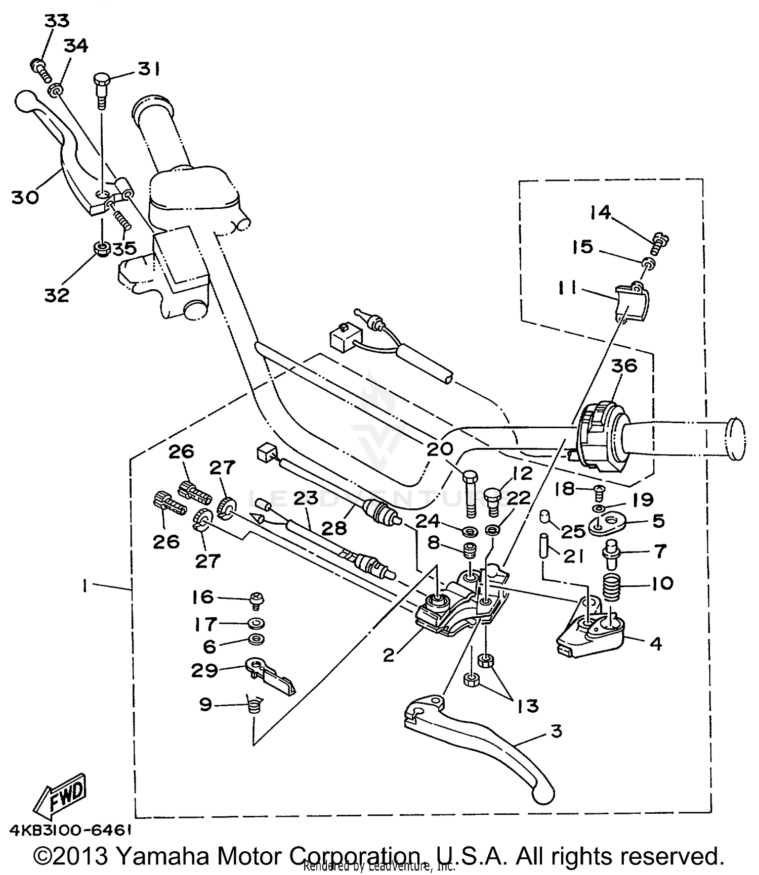 HANDLE SWITCH LEVER