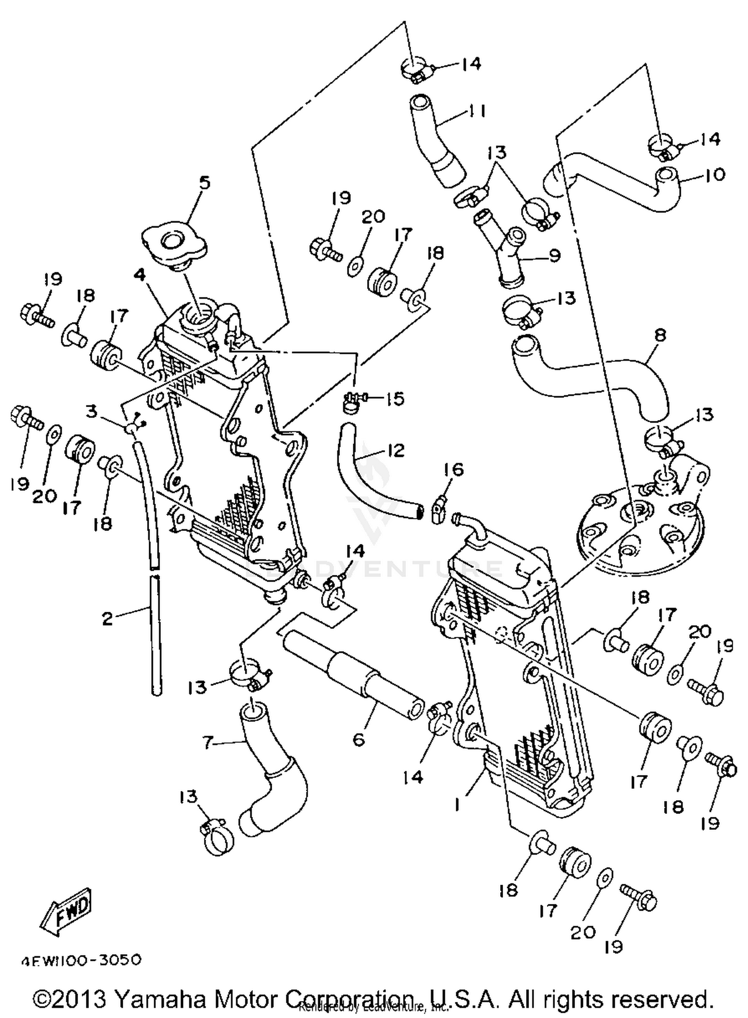 RADIATOR - HOSE