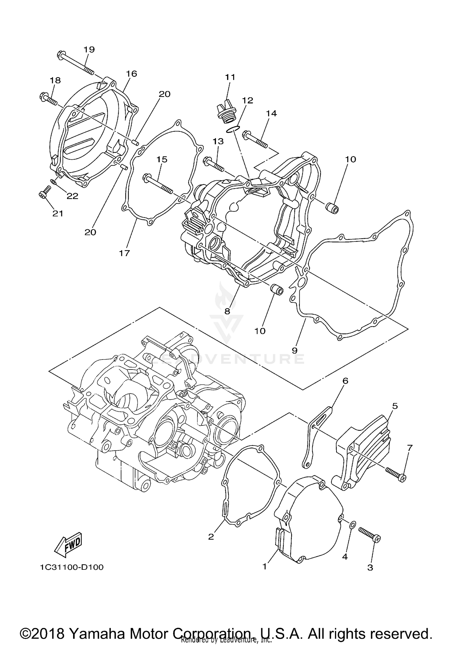 CRANKCASE COVER 1