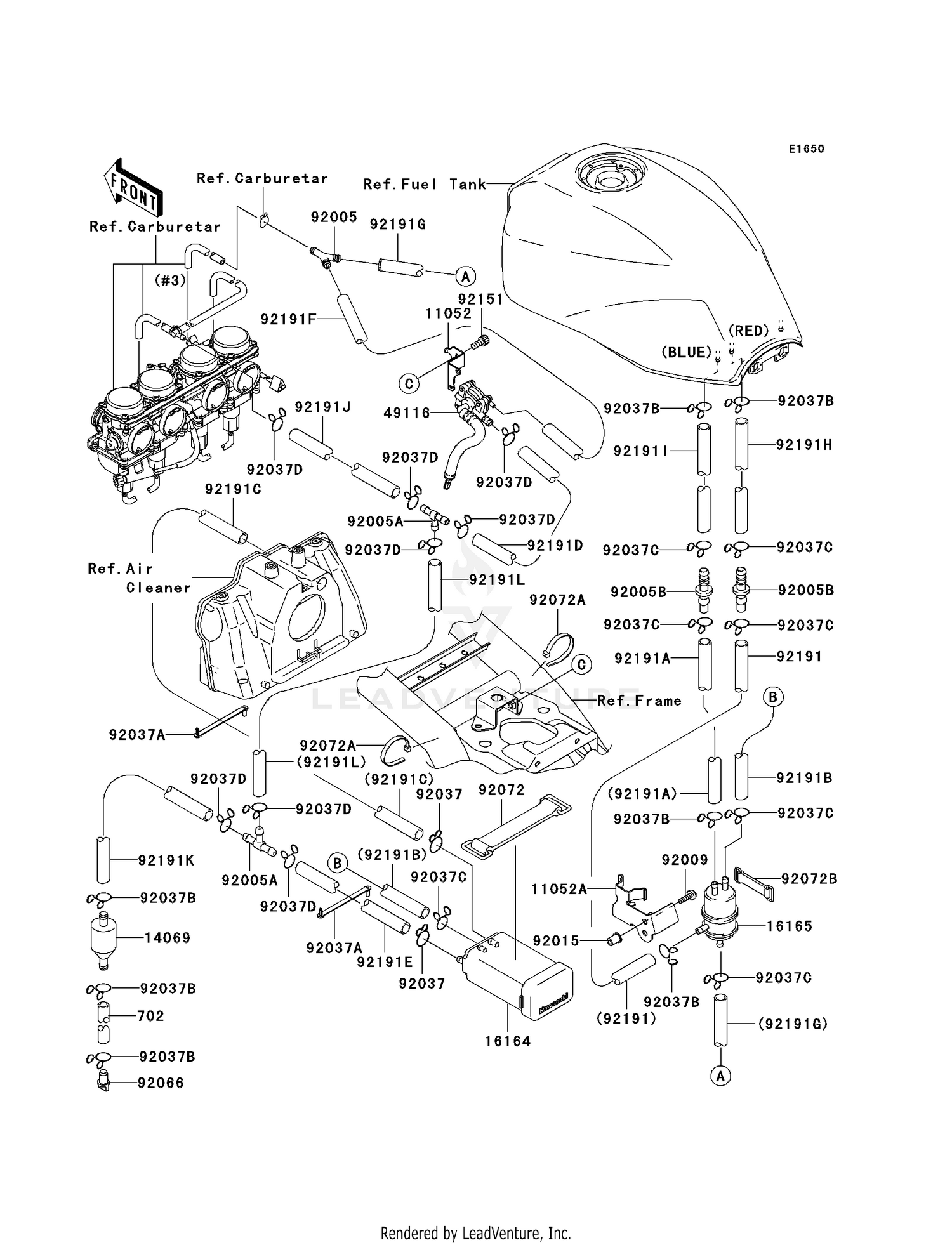 REAR BRAKE CALIPER