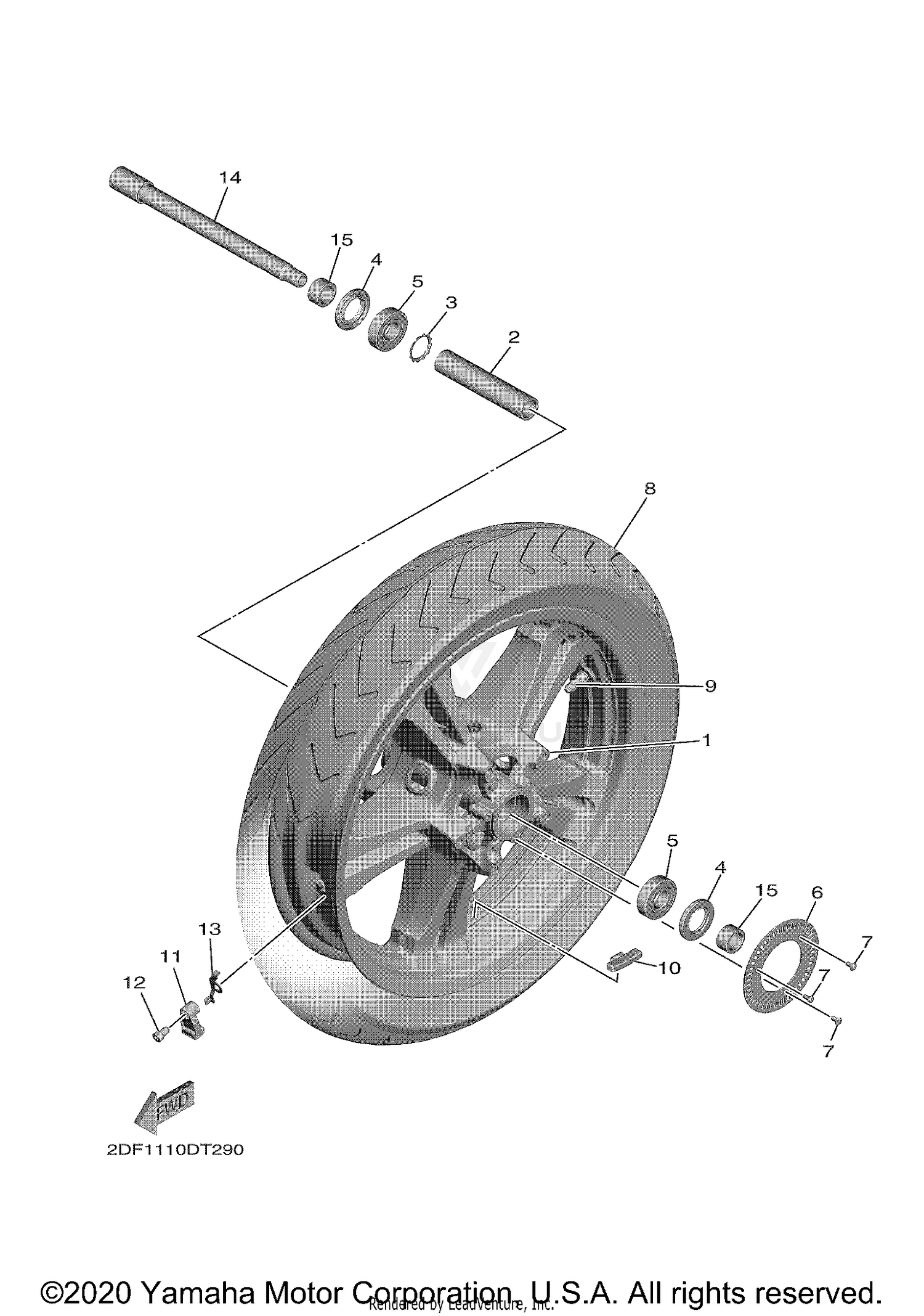 FRONT BRAKE CALIPER