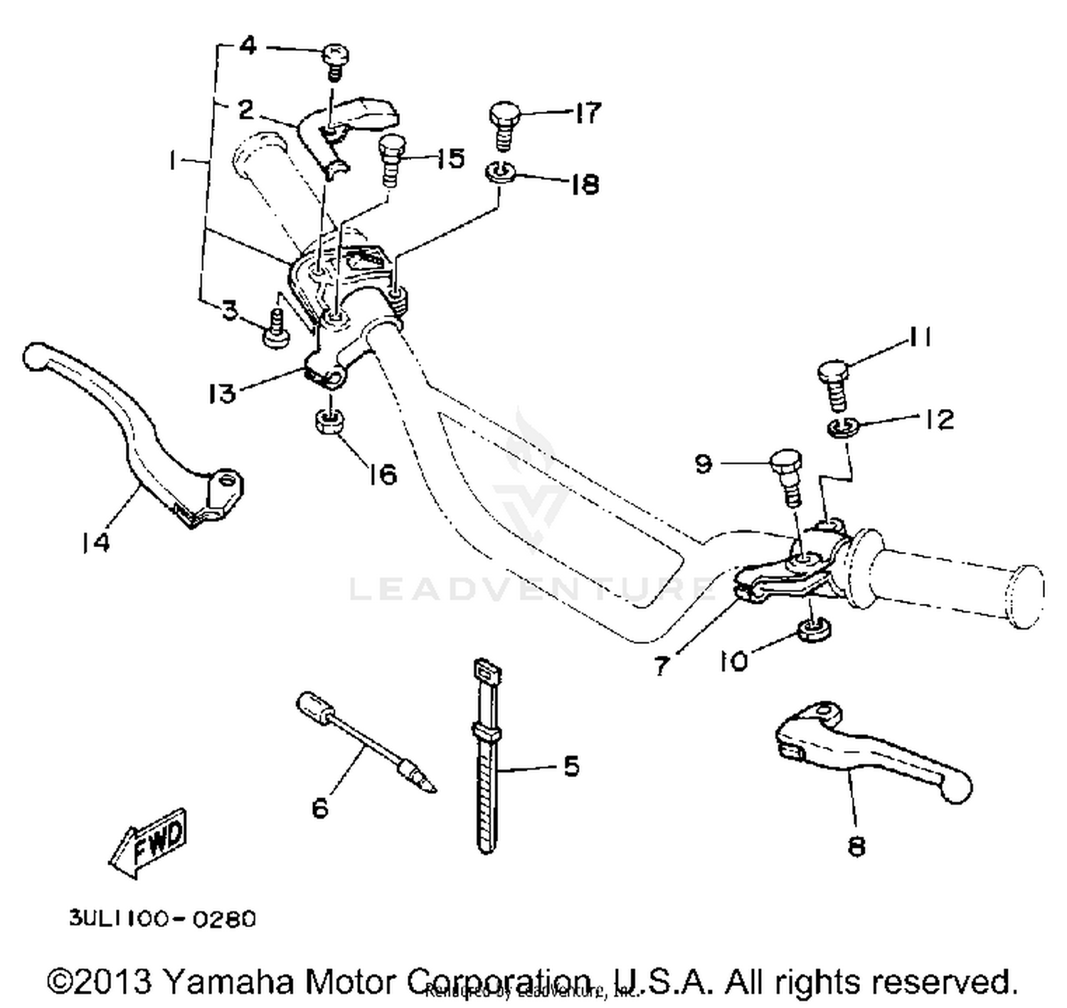 HANDLE SWITCH-LEVER