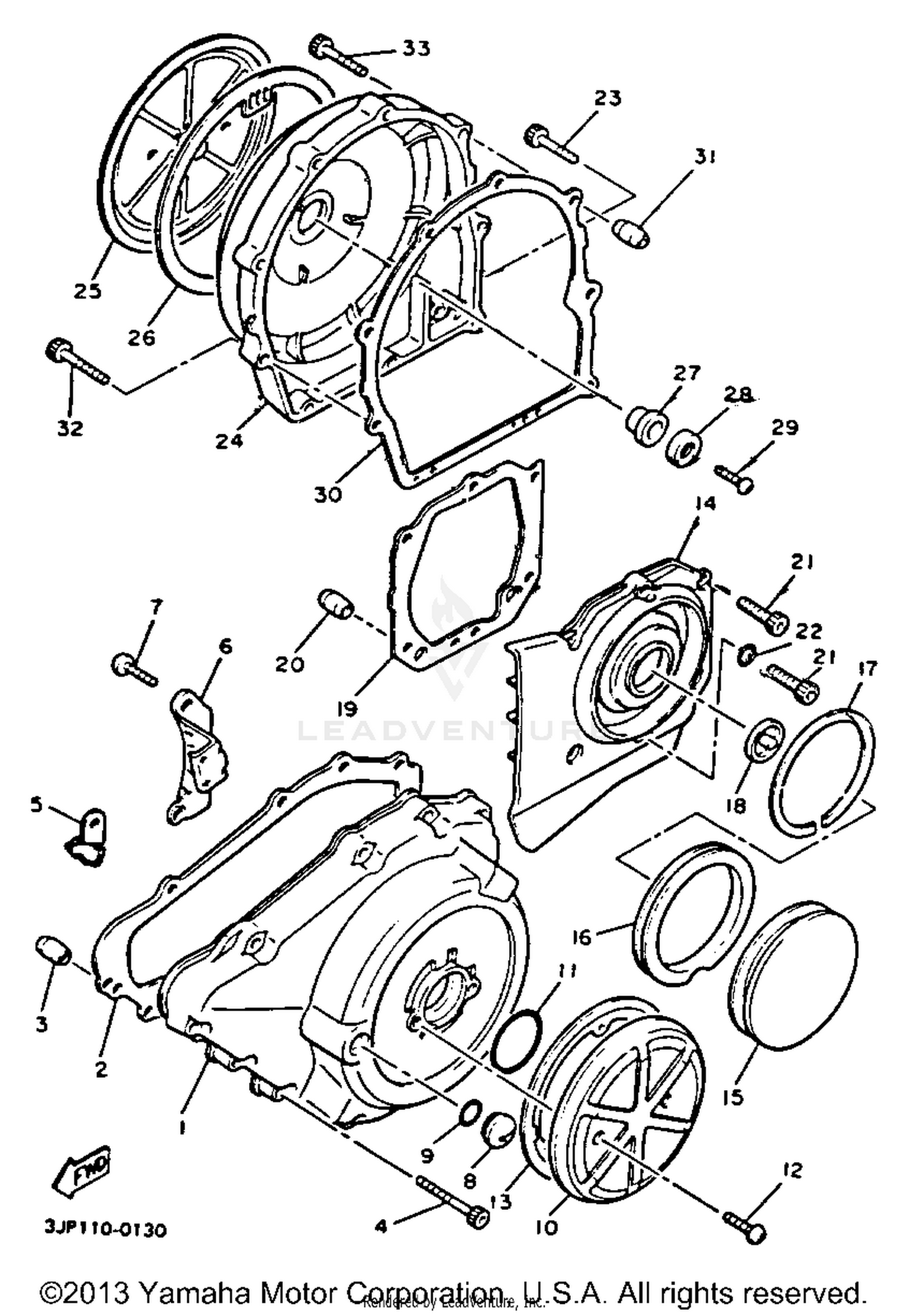 CRANKCASE COVER 1