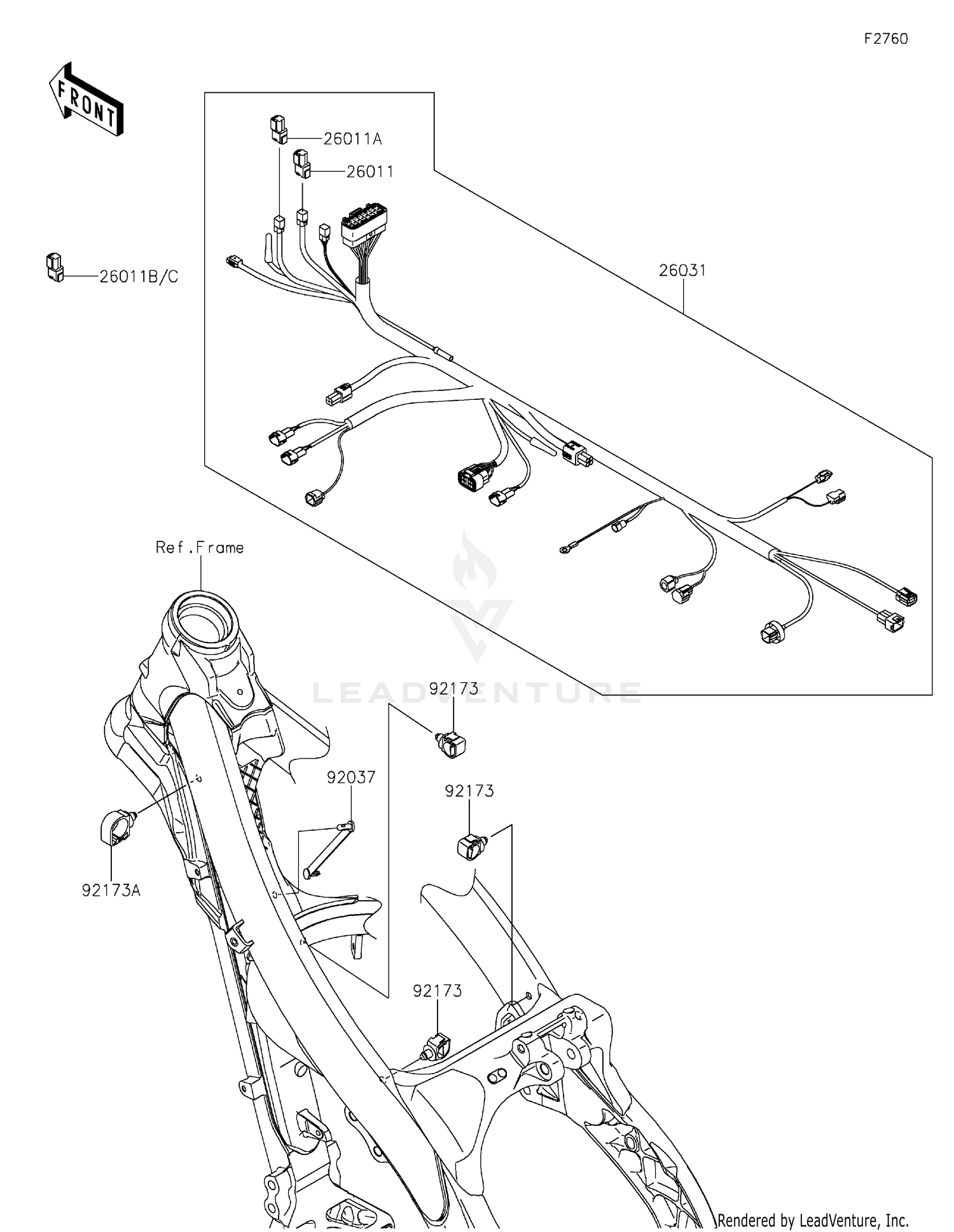 REAR BRAKE CALIPER