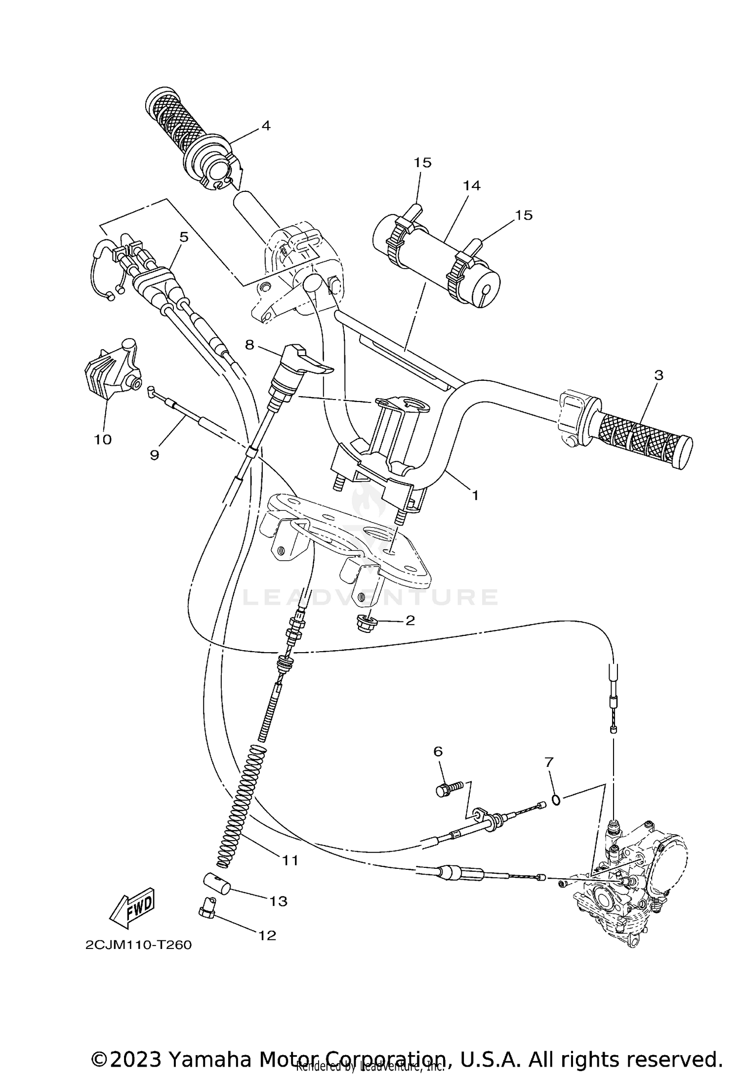 STEERING HANDLE & CABLE