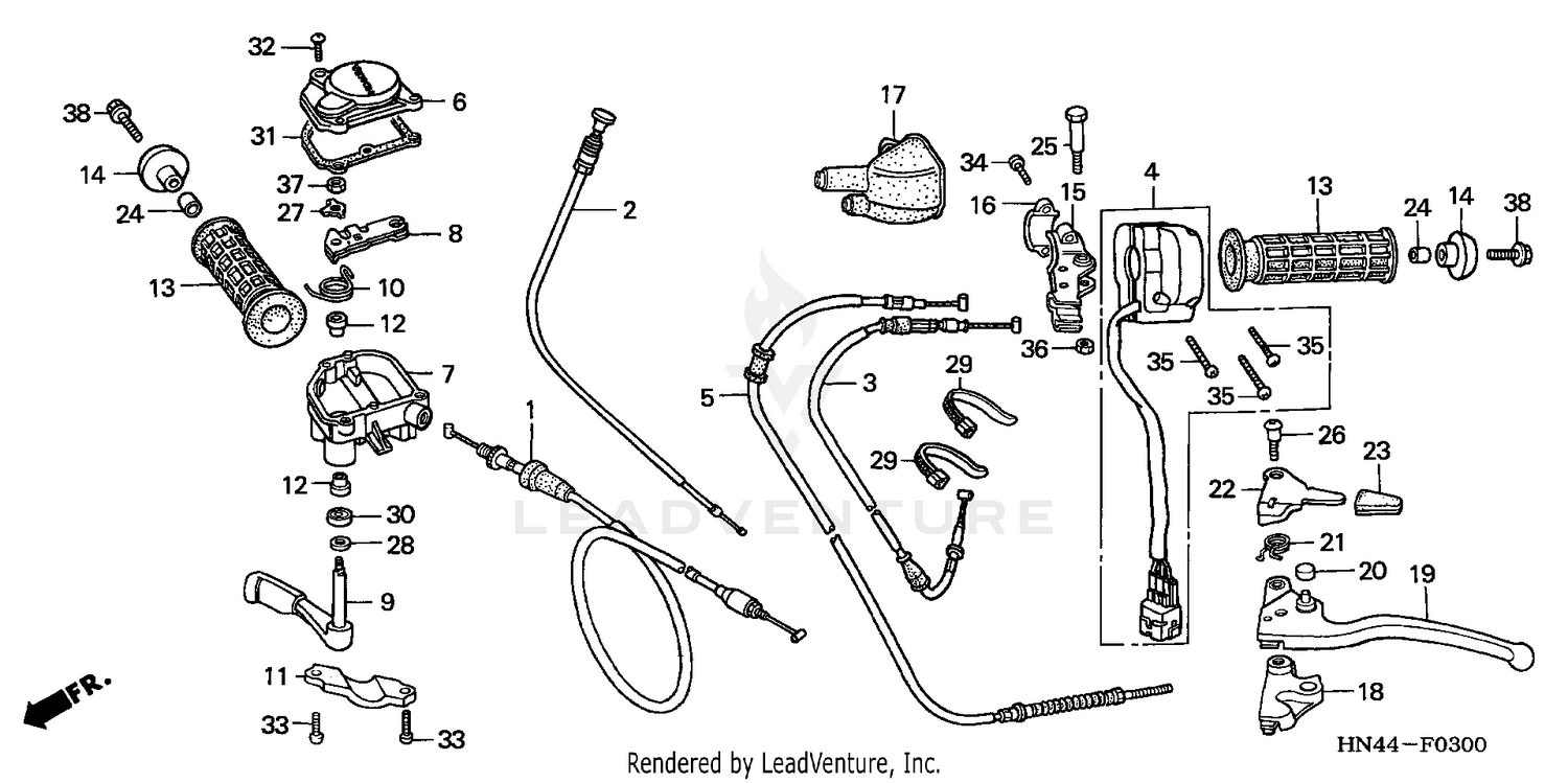 REAR BRAKE CALIPER