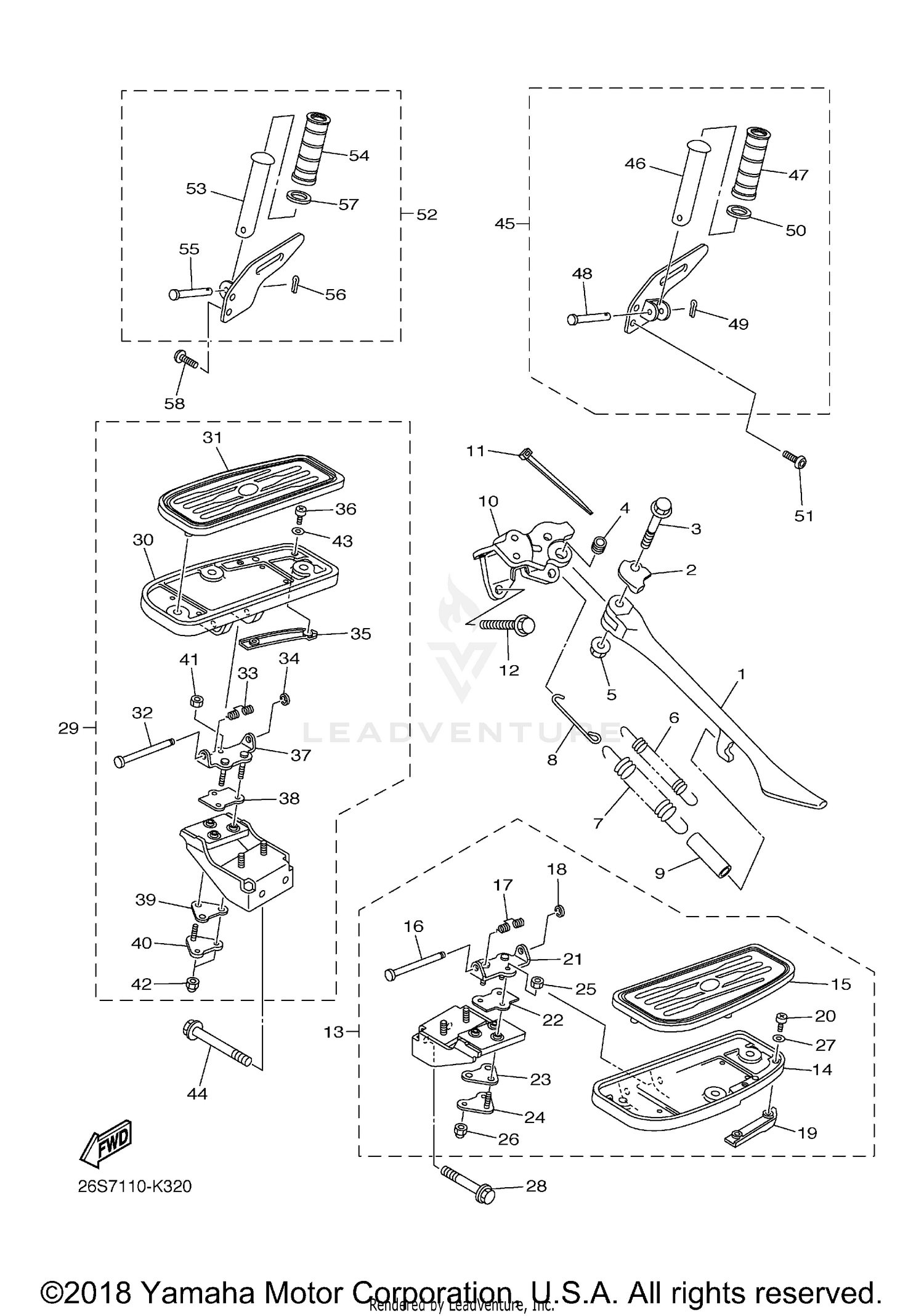 STAND FOOTREST