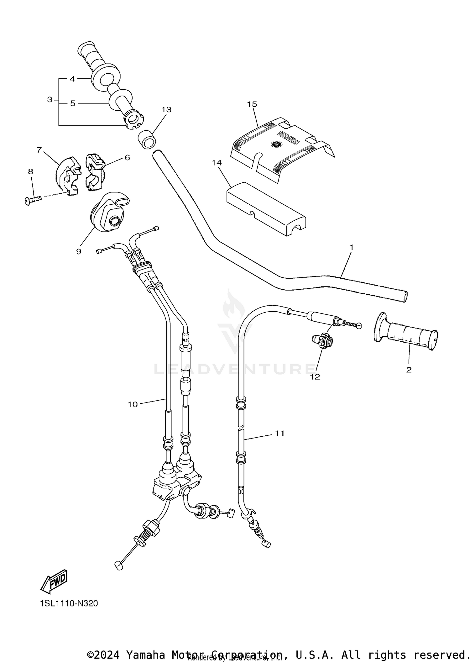 STEERING HANDLE CABLE