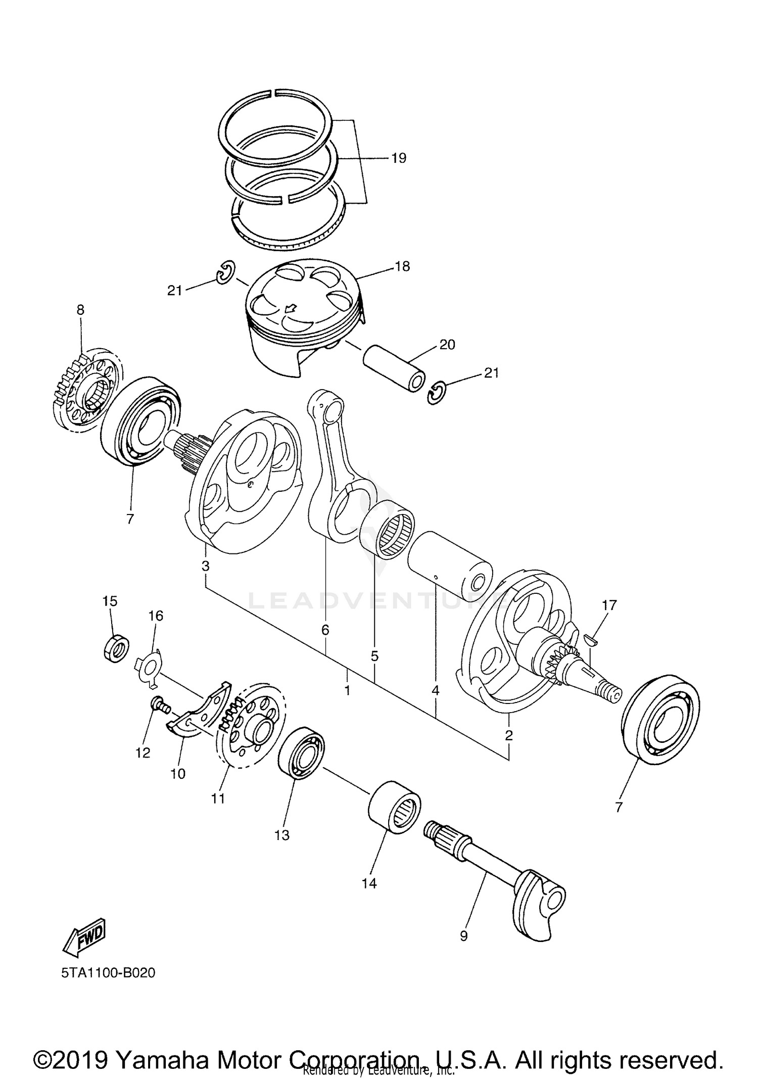 CRANKSHAFT PISTON