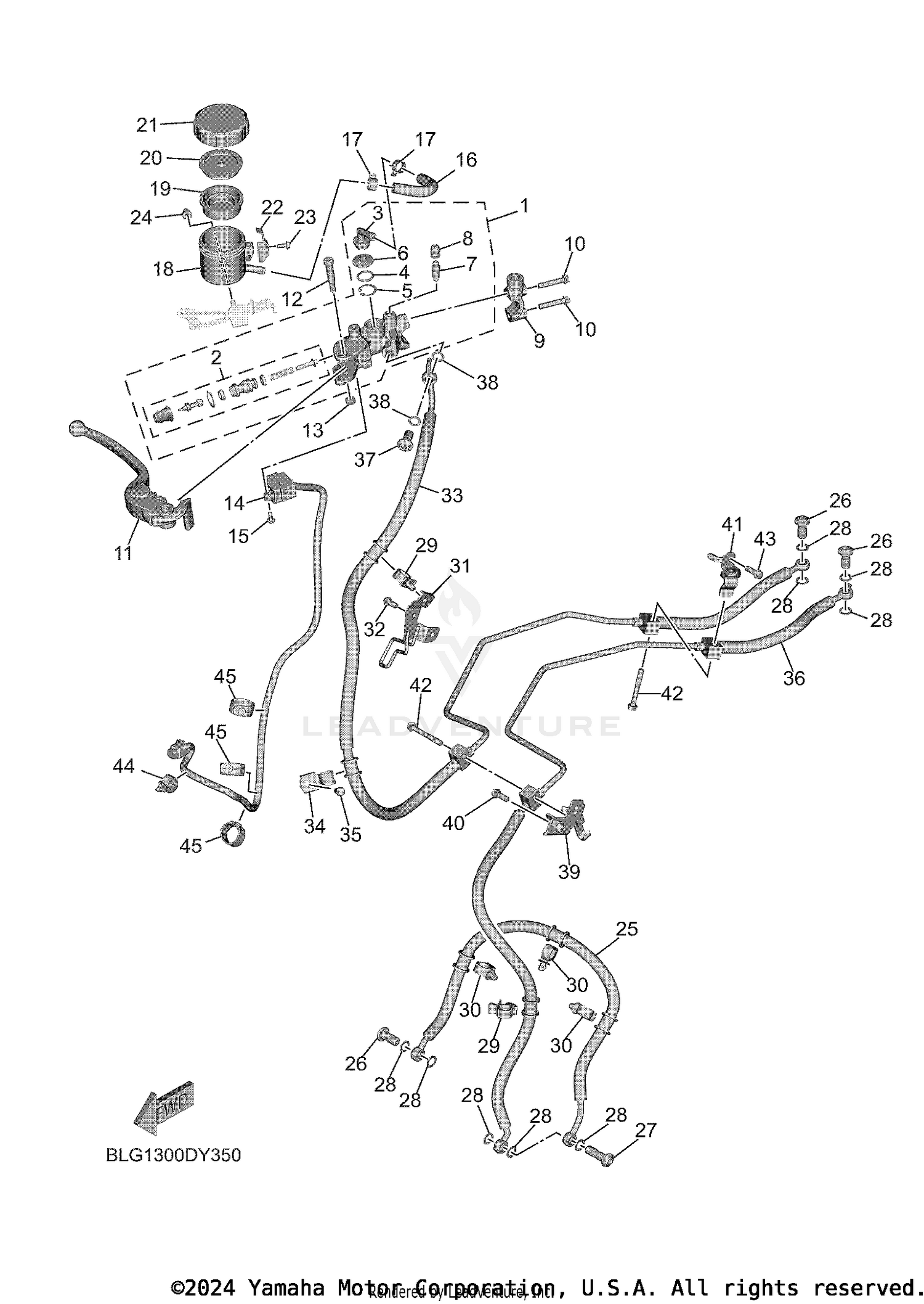 REAR BRAKE CALIPER