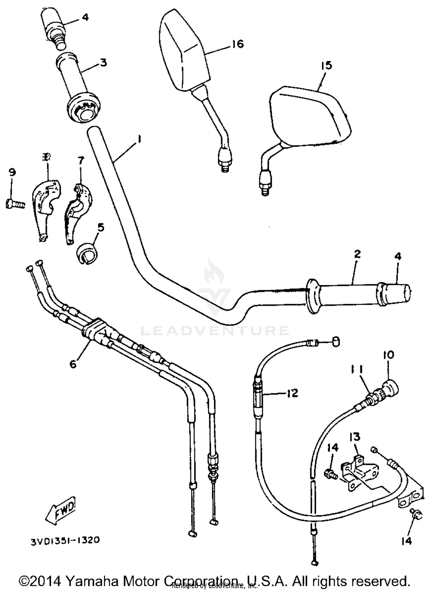HANDLEBAR CABLE