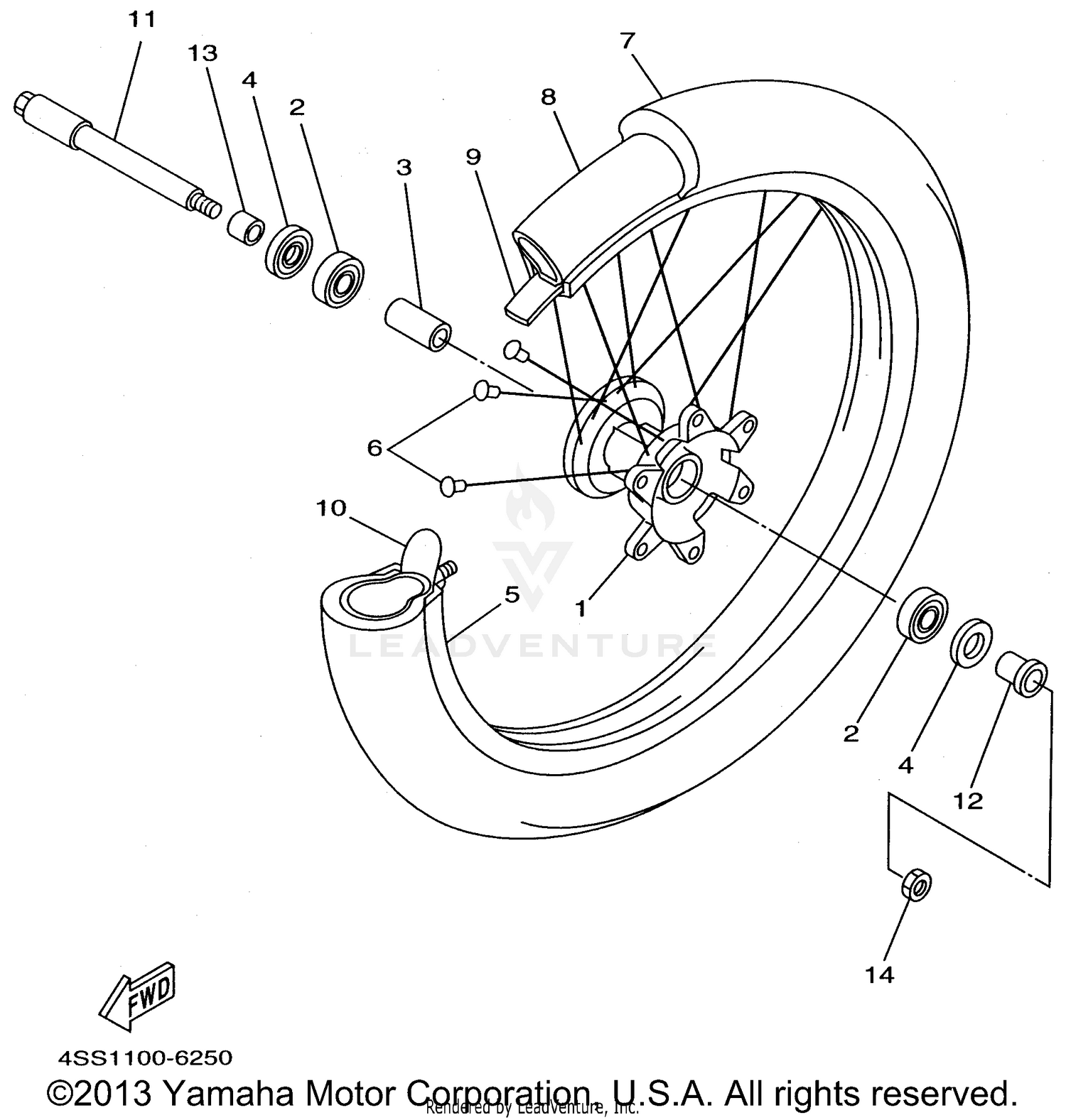 FRONT BRAKE CALIPER