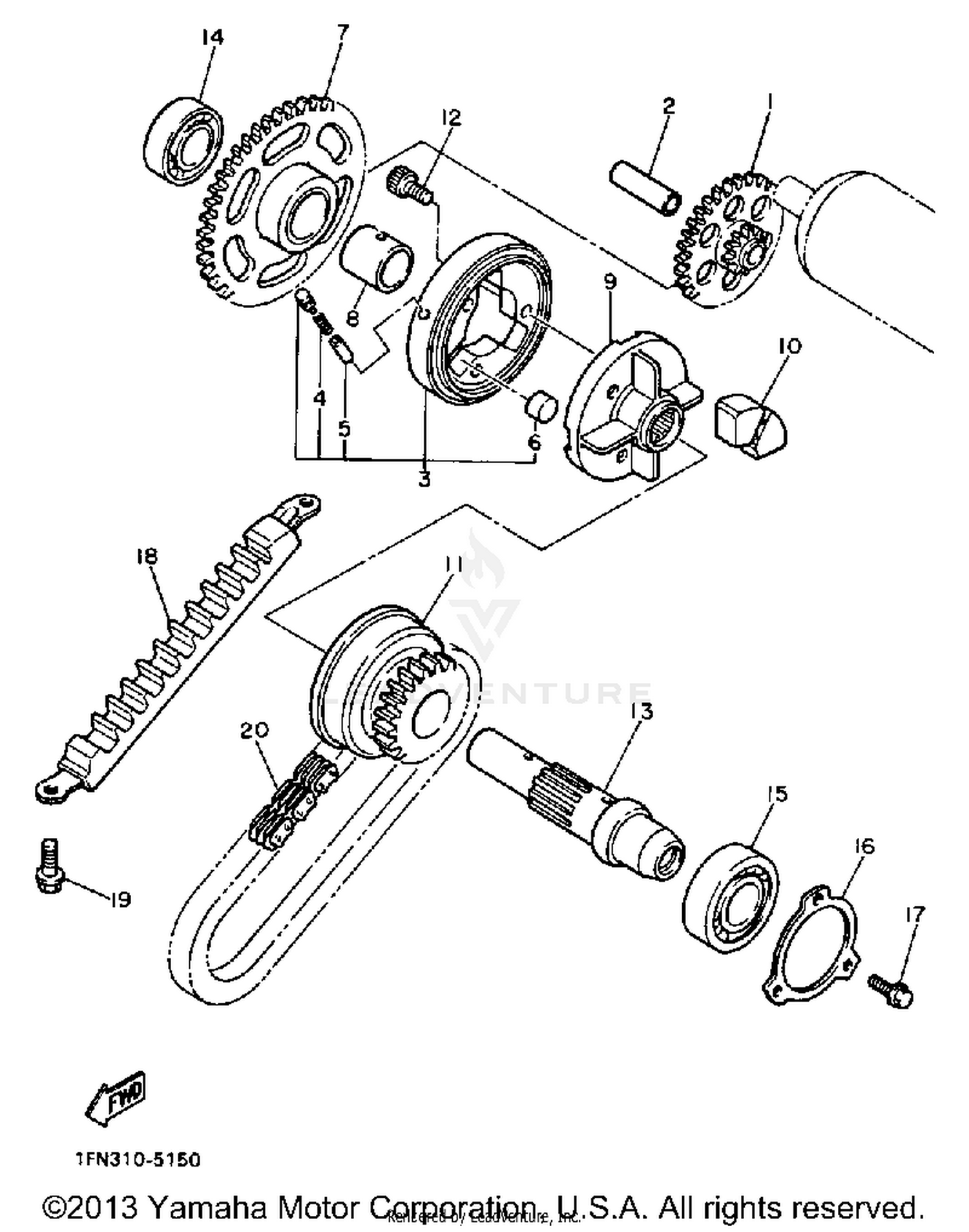STEERING HANDLE CABLE