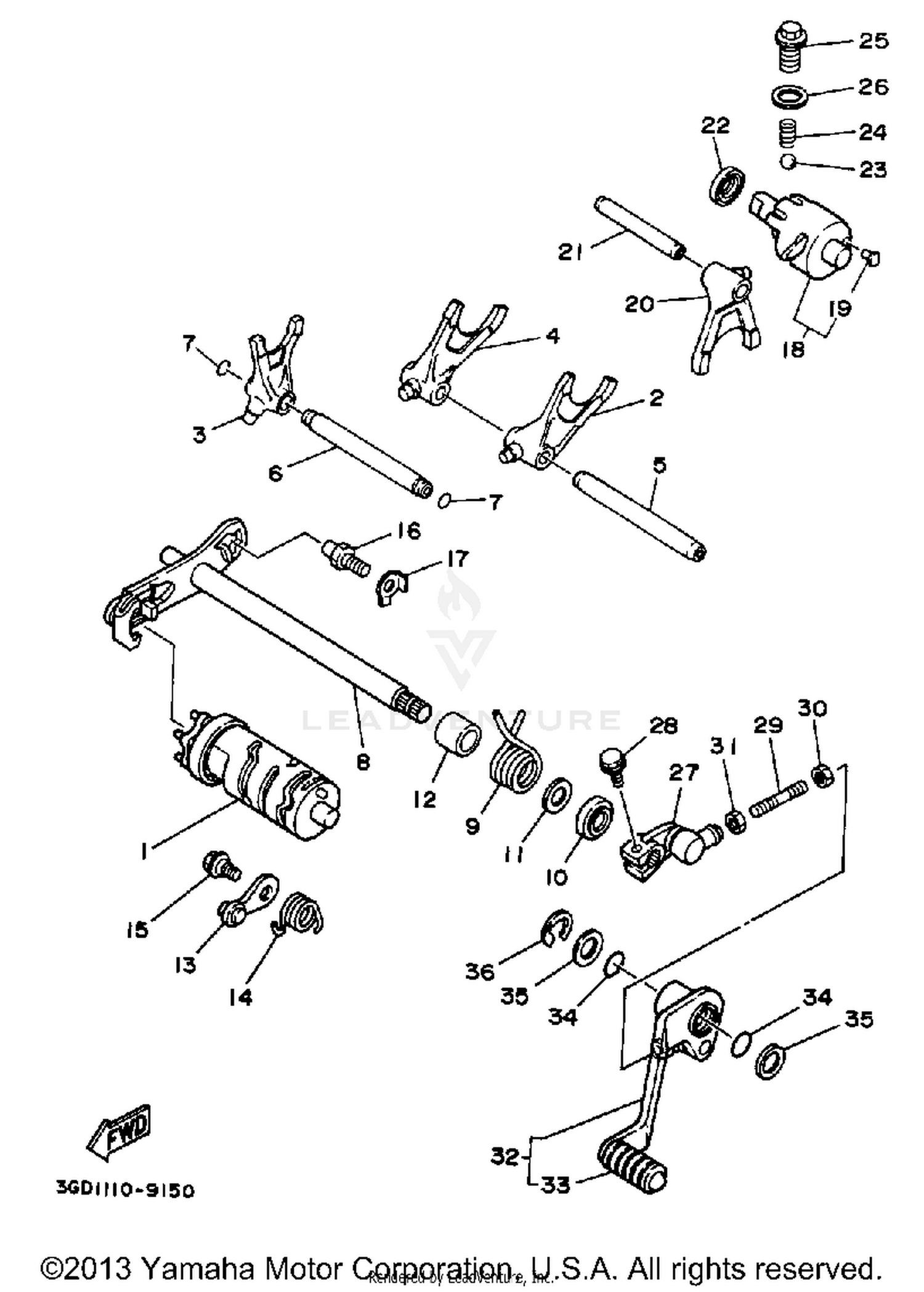 SHIFT CAM FORK