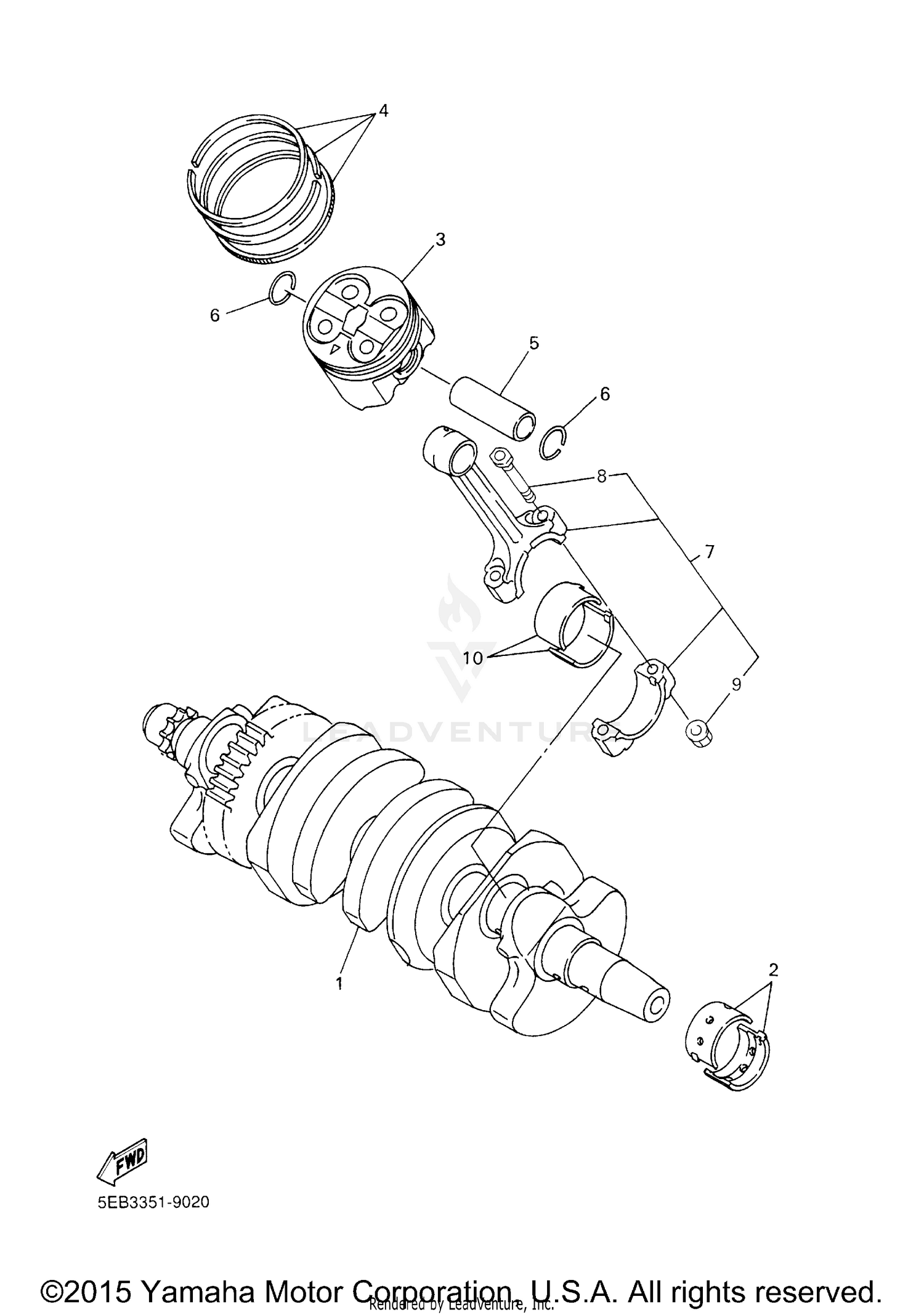 CRANKSHAFT PISTON