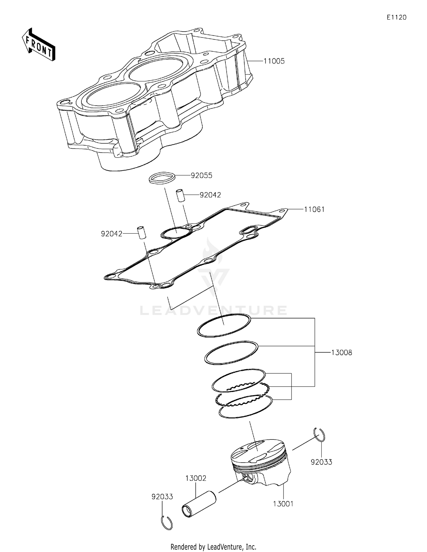MIDDLE DRIVE GEAR