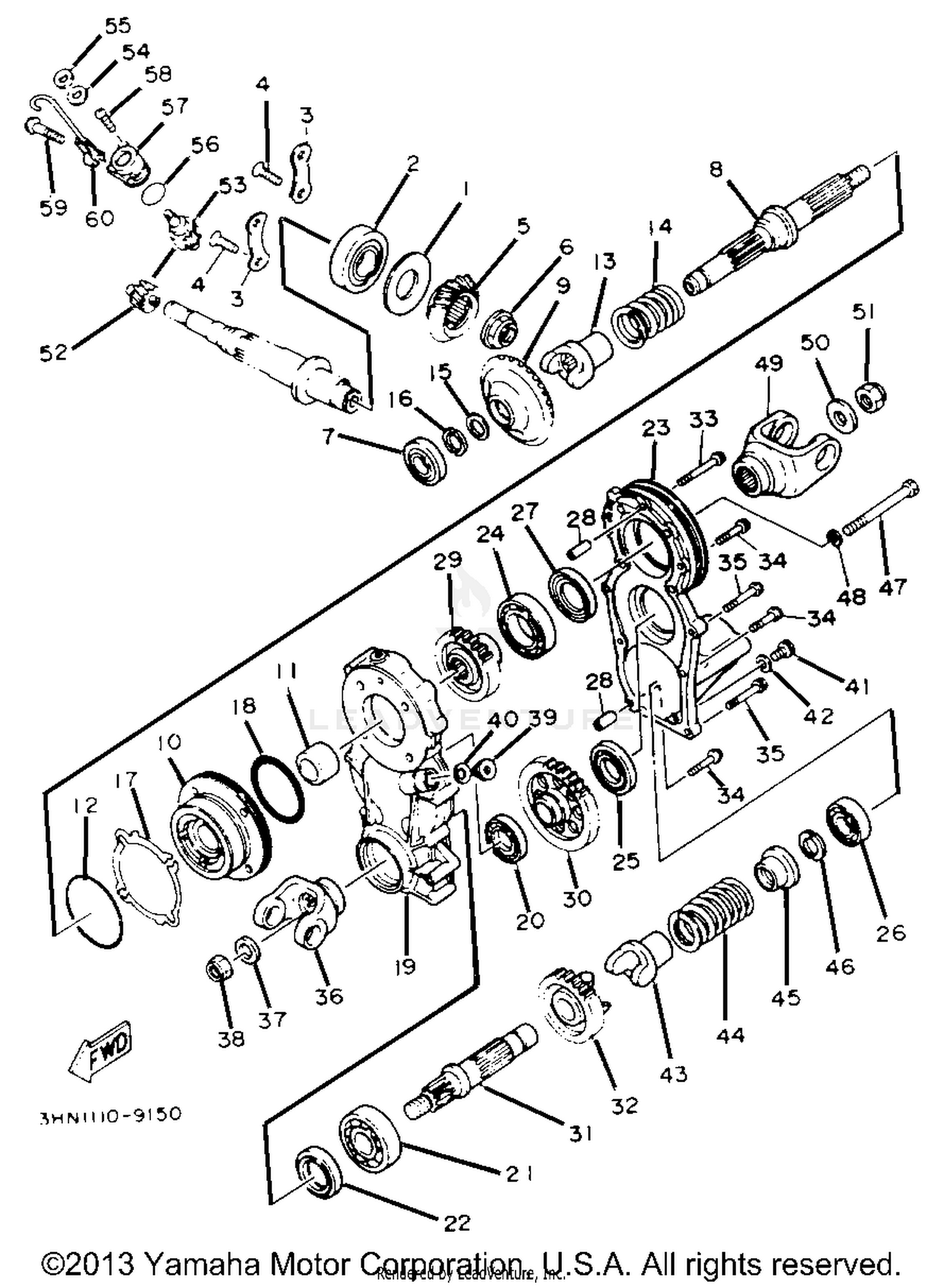 MIDDLE DRIVE GEAR
