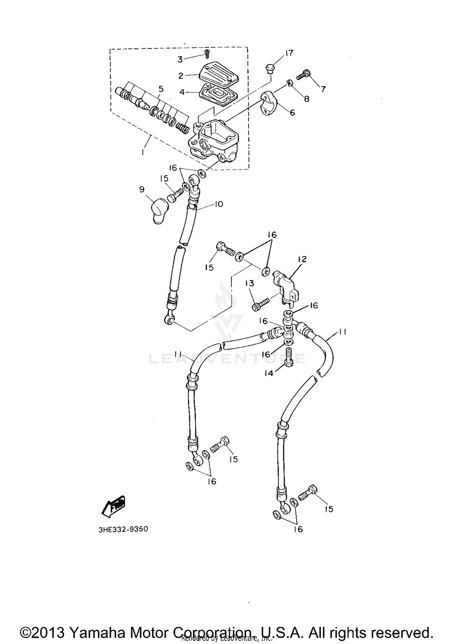 FRONT BRAKE CALIPER